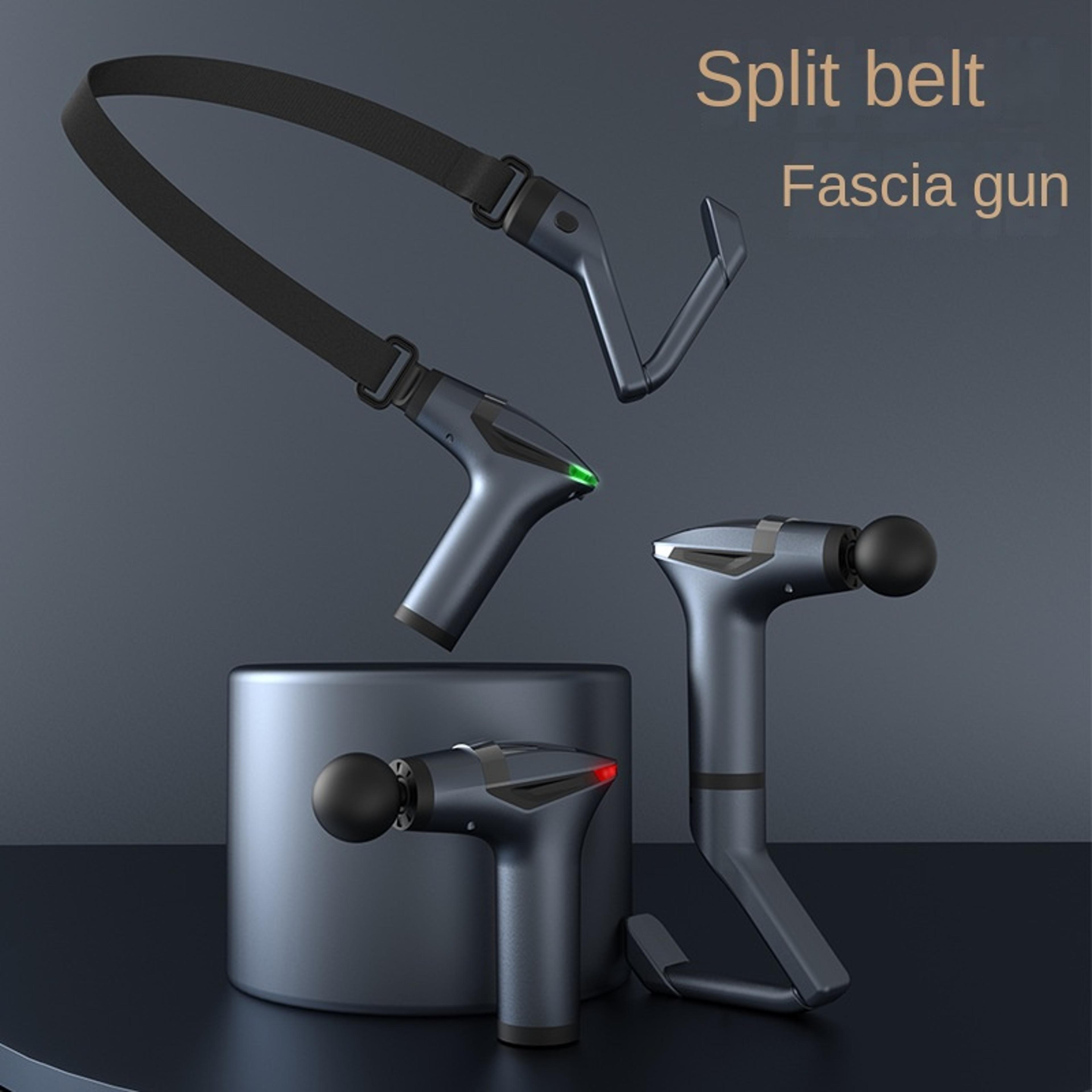 multifunctional long-handle massage gun for deep tissue percussion, electric body muscle relaxation & remission therapy