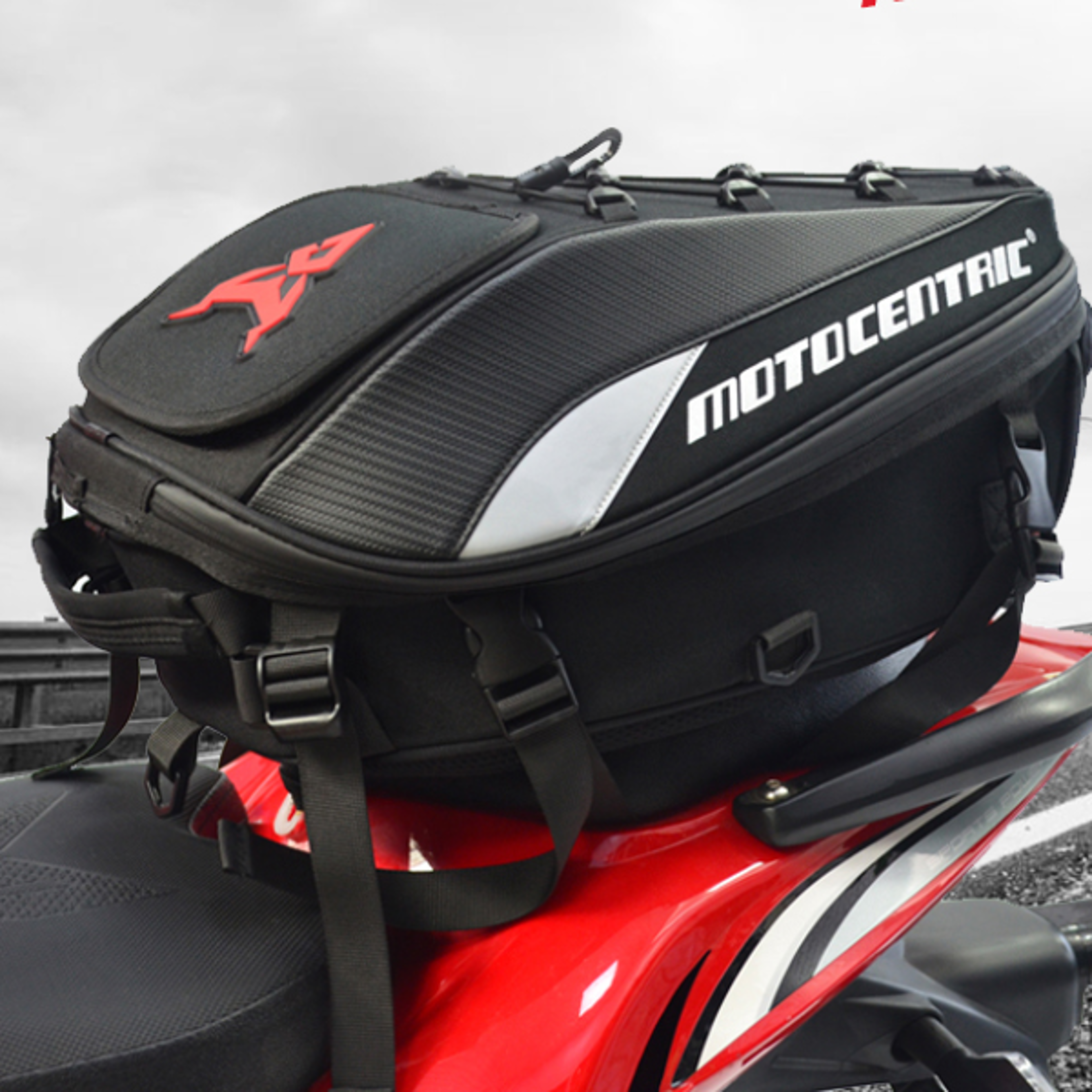 waterproof tail bag rear seat bag, motorcycle back seat bags, multifunctional motorbike helmet bag moto rider backpack