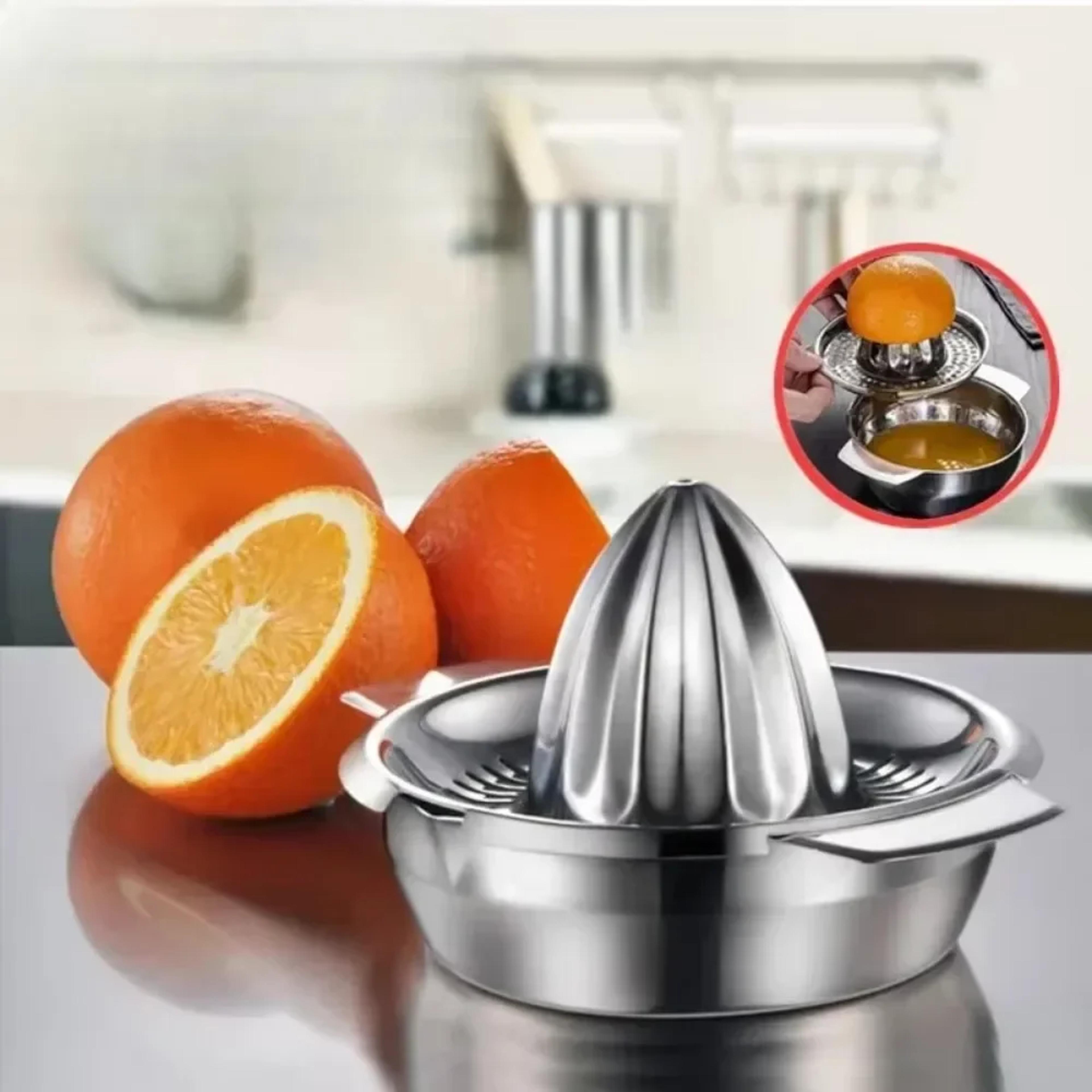 Stainless Steel Manual Citrus Juicer Portable Lemon  Orange Hand Squeezer 3