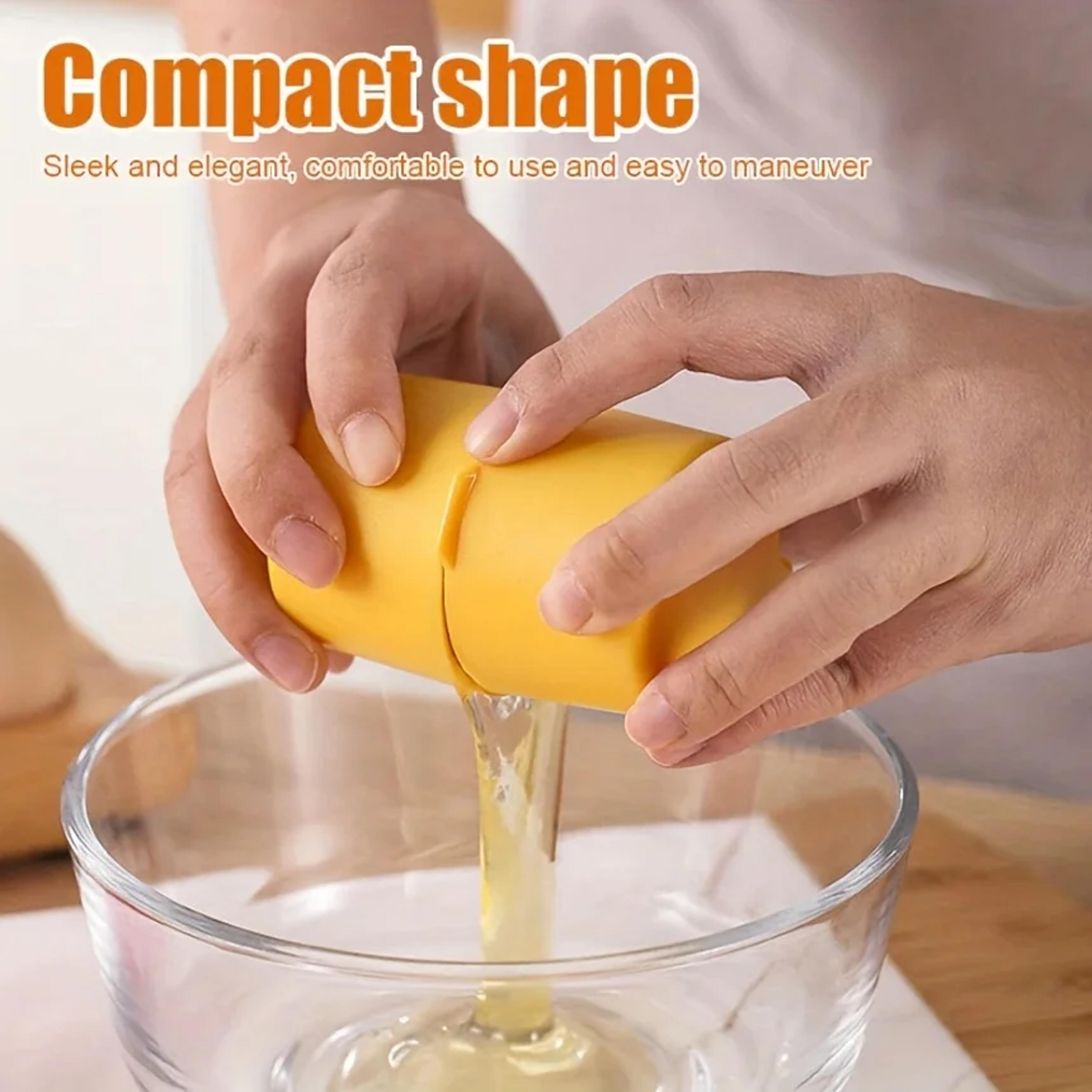 Stainless Steel Egg Separator And Egg Cracking Tool For Fast Baking Prep 3