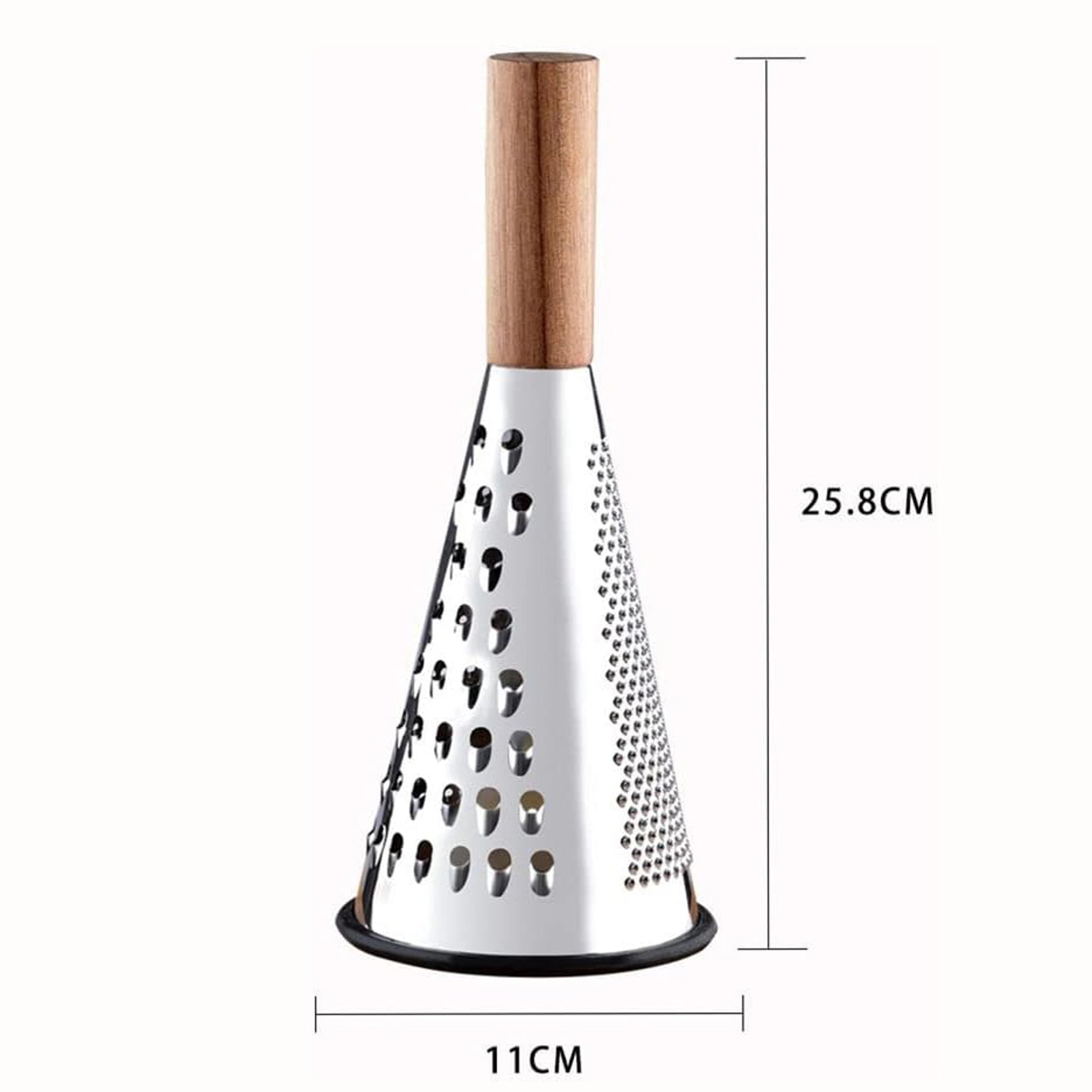 Stainless Steel Cheese Grater With Ergonomic Handle For Cheese Vegetables  Fruits 5