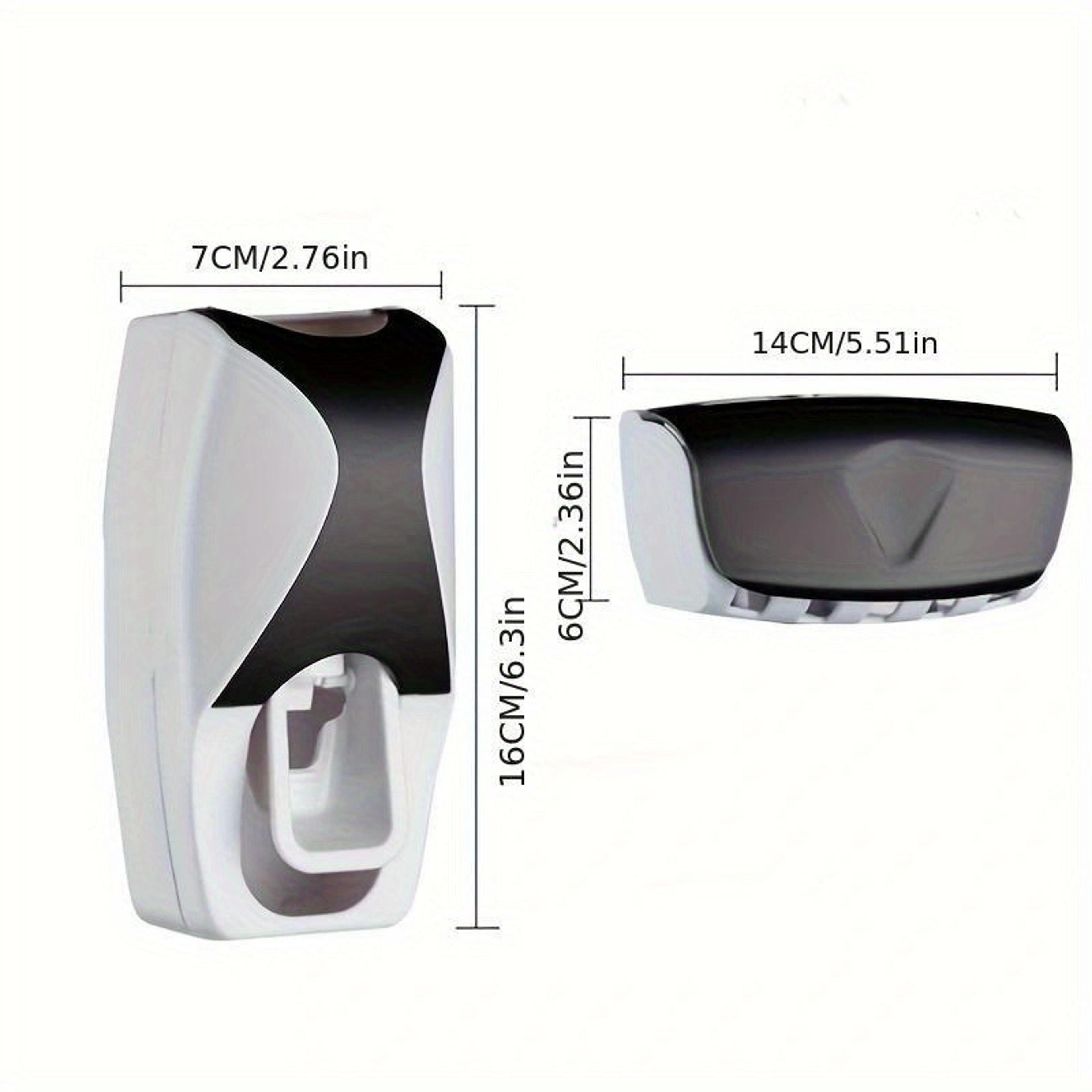 Space Saving Wall Mounted Toothbrush Holder With Automatic Toothpaste Dispenser And Cup Organizer 5