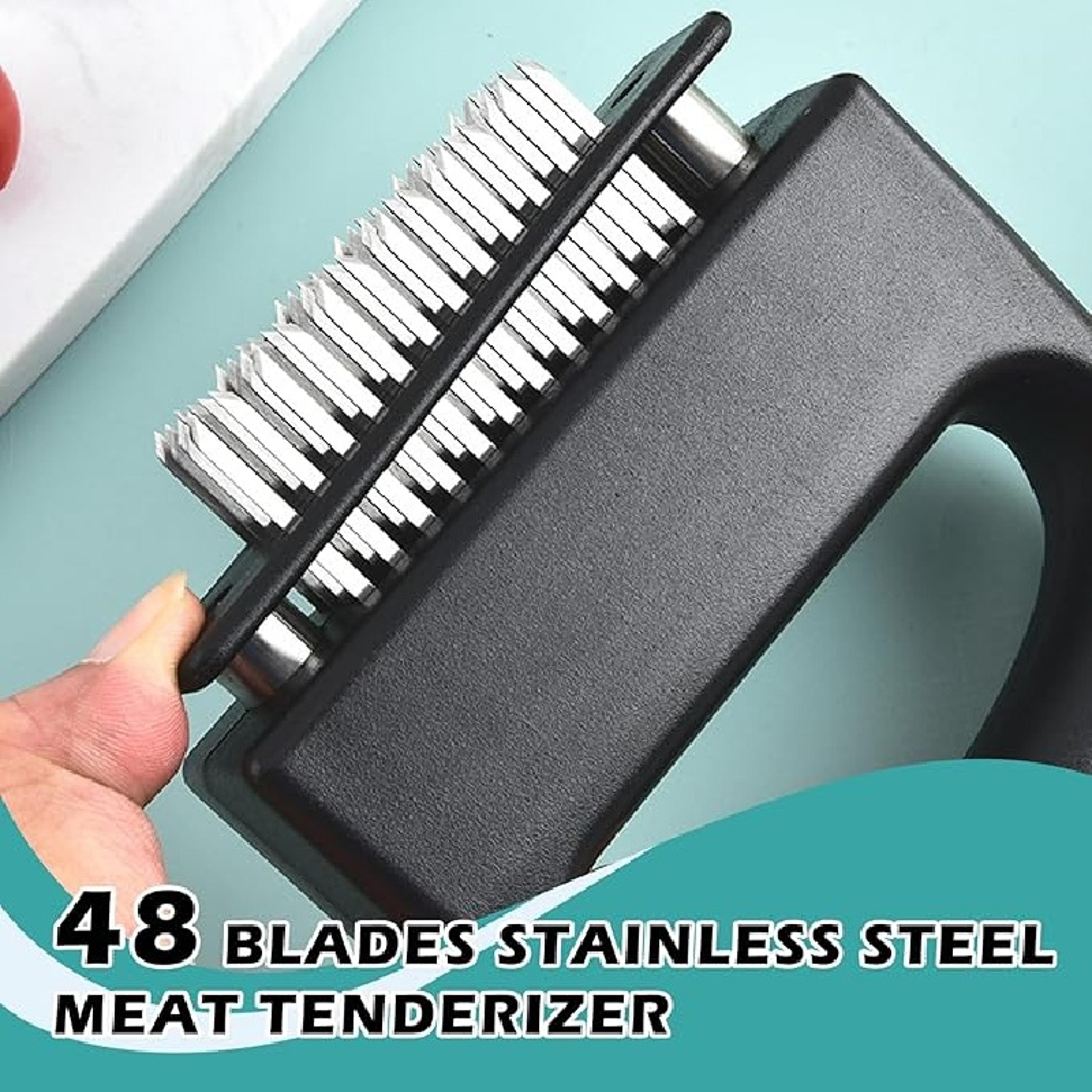 Heavy Duty Blade Meat Tenderizer Tool For Juicy Steaks And Faster Marinating 2