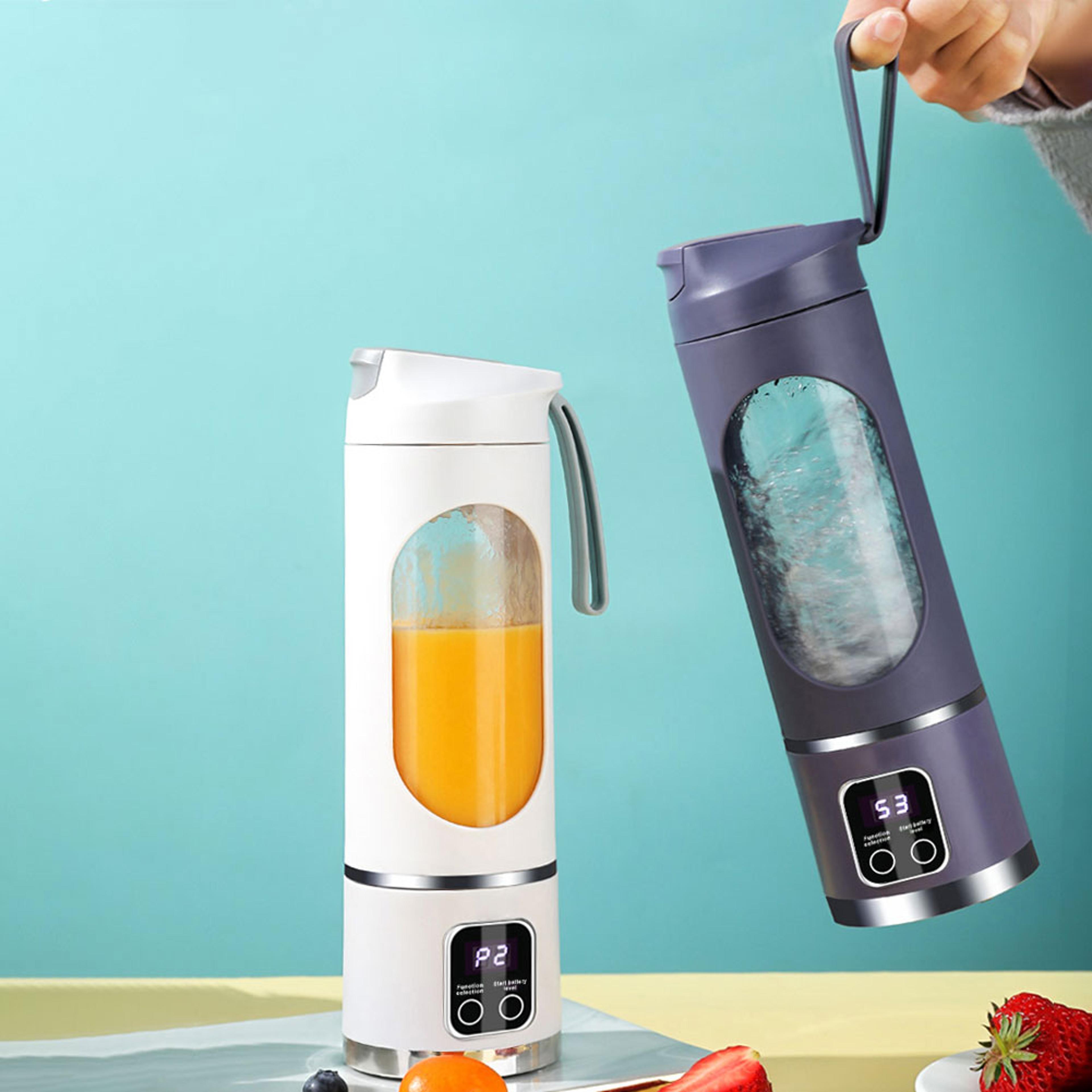 Portable Blender With Blade Power USB Rechargeable Personal Smoothie Maker 3