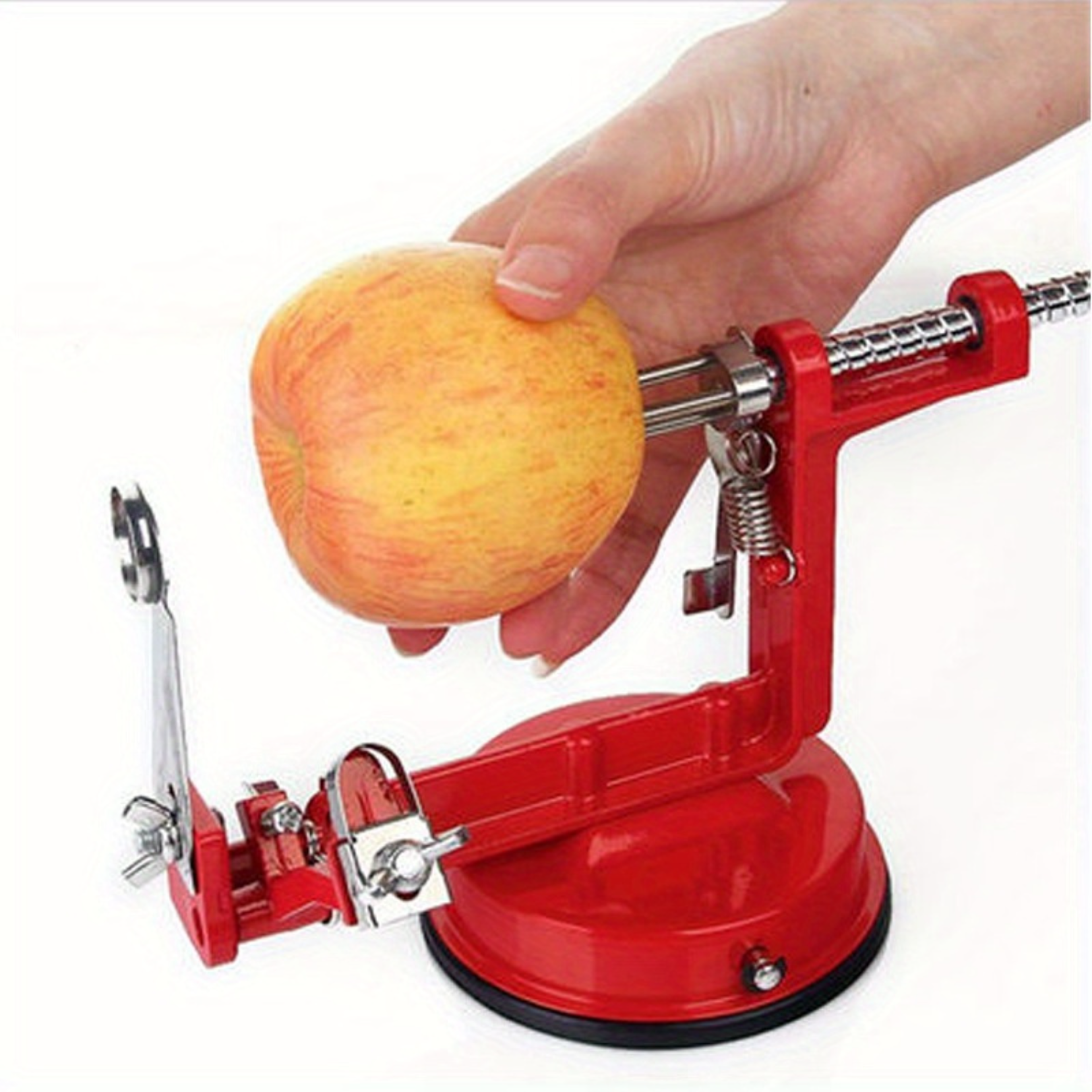 Apple Peeler Hand Crank Fruit  Potato Peeler Machine With Suction Base 2