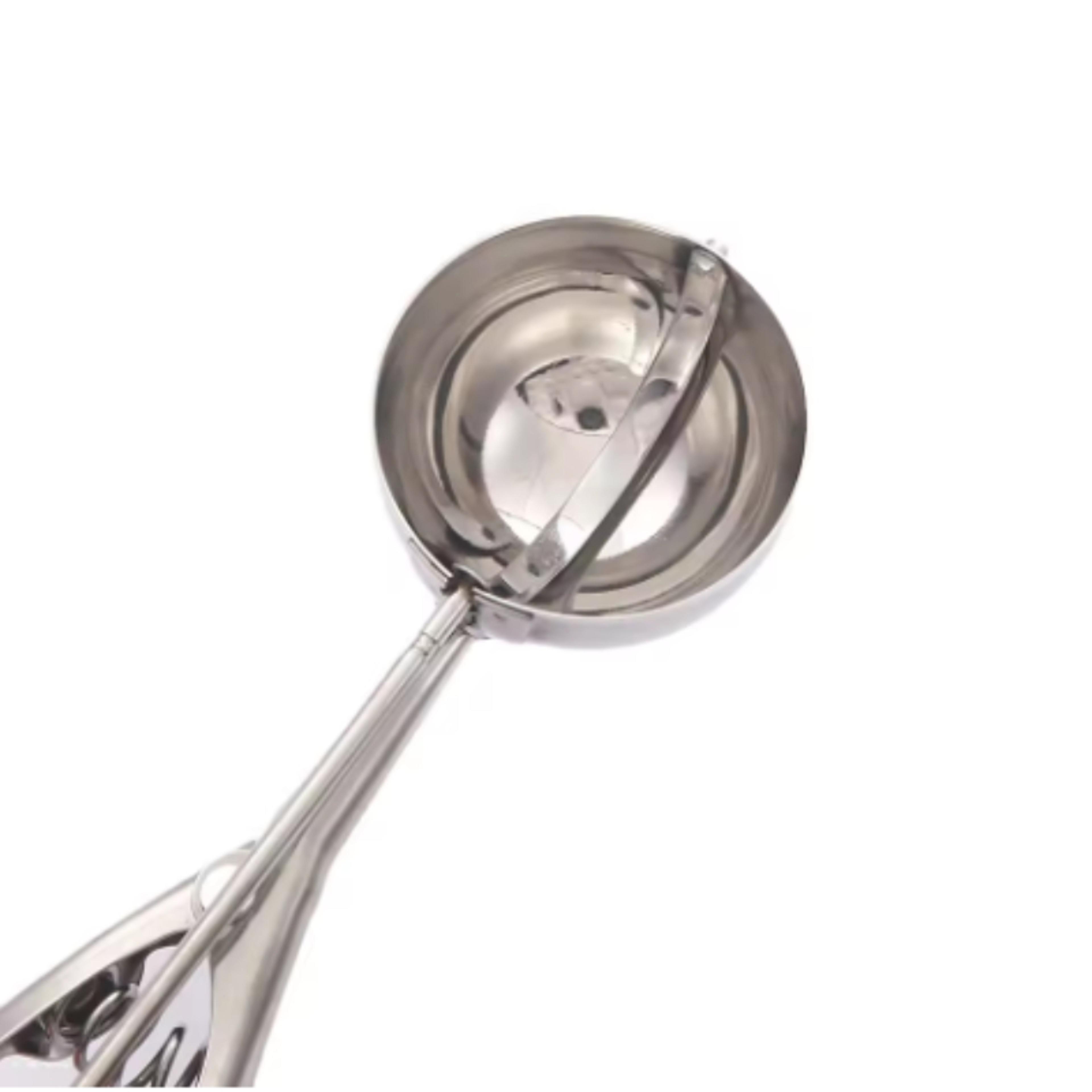 Premium Ice Cream Scoop Stainless Steel Dessert Spoon For Hard Ice Cream  Fruit 4