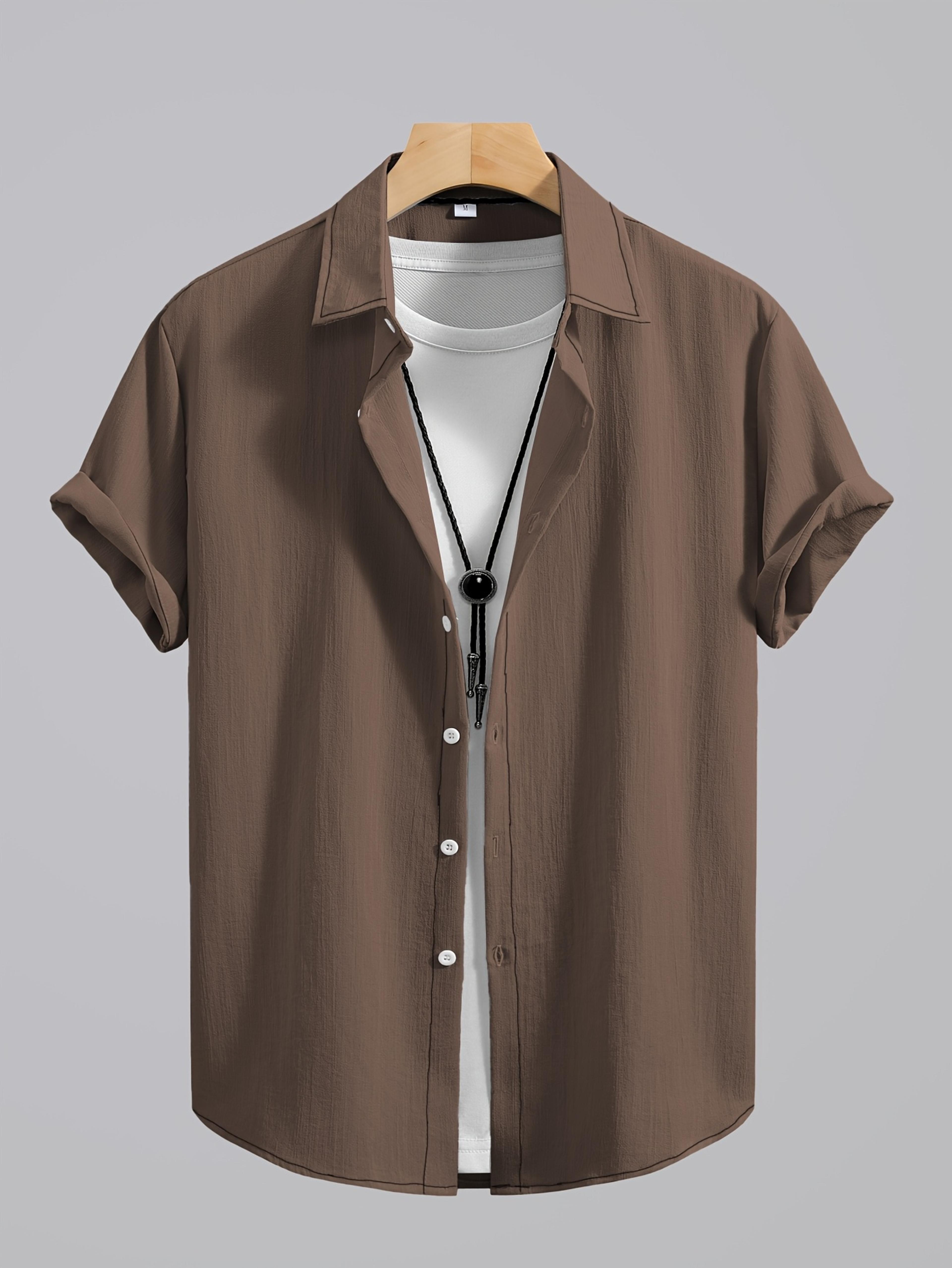 Coastal Breeze Mens Quick Dry Shirt Lightweight Loose Fit Hawaiian Casual Summer Shirt 4