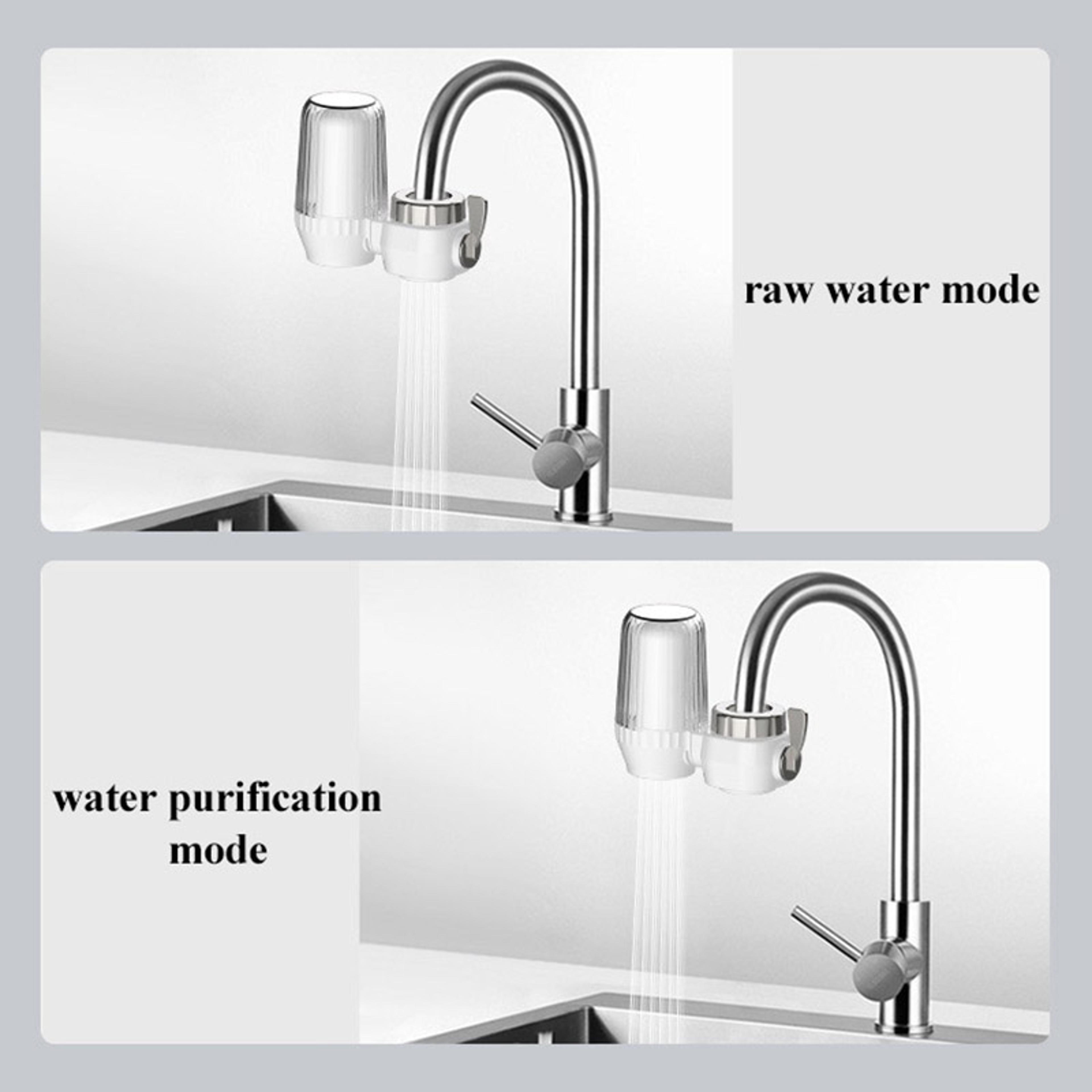 Pure Flow Faucet Water Filter With Ceramic  Activated Carbon Tap Water Purifier 1