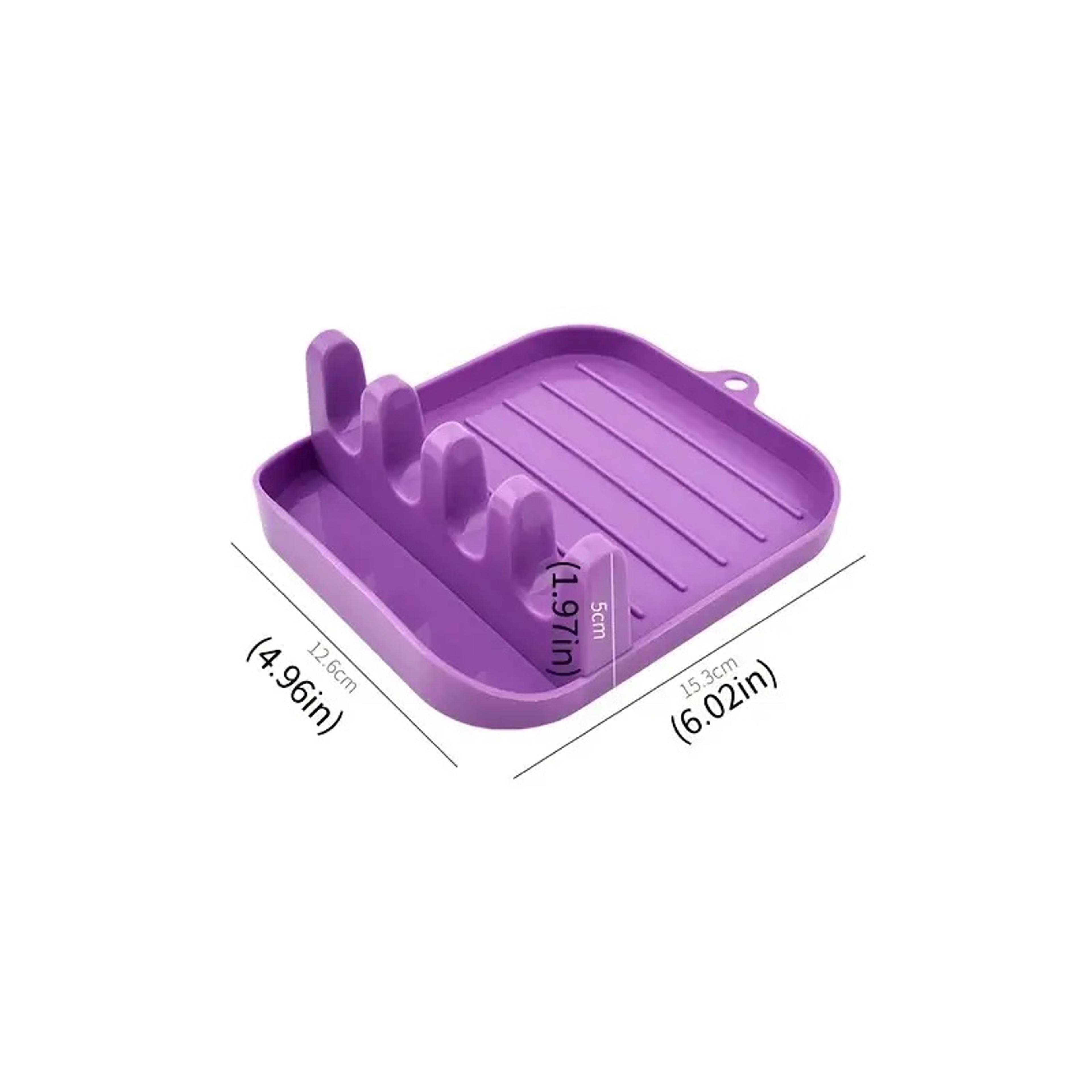All In One Spoon Rest  Pot Lid Holder Kitchen Counter Organizer 3
