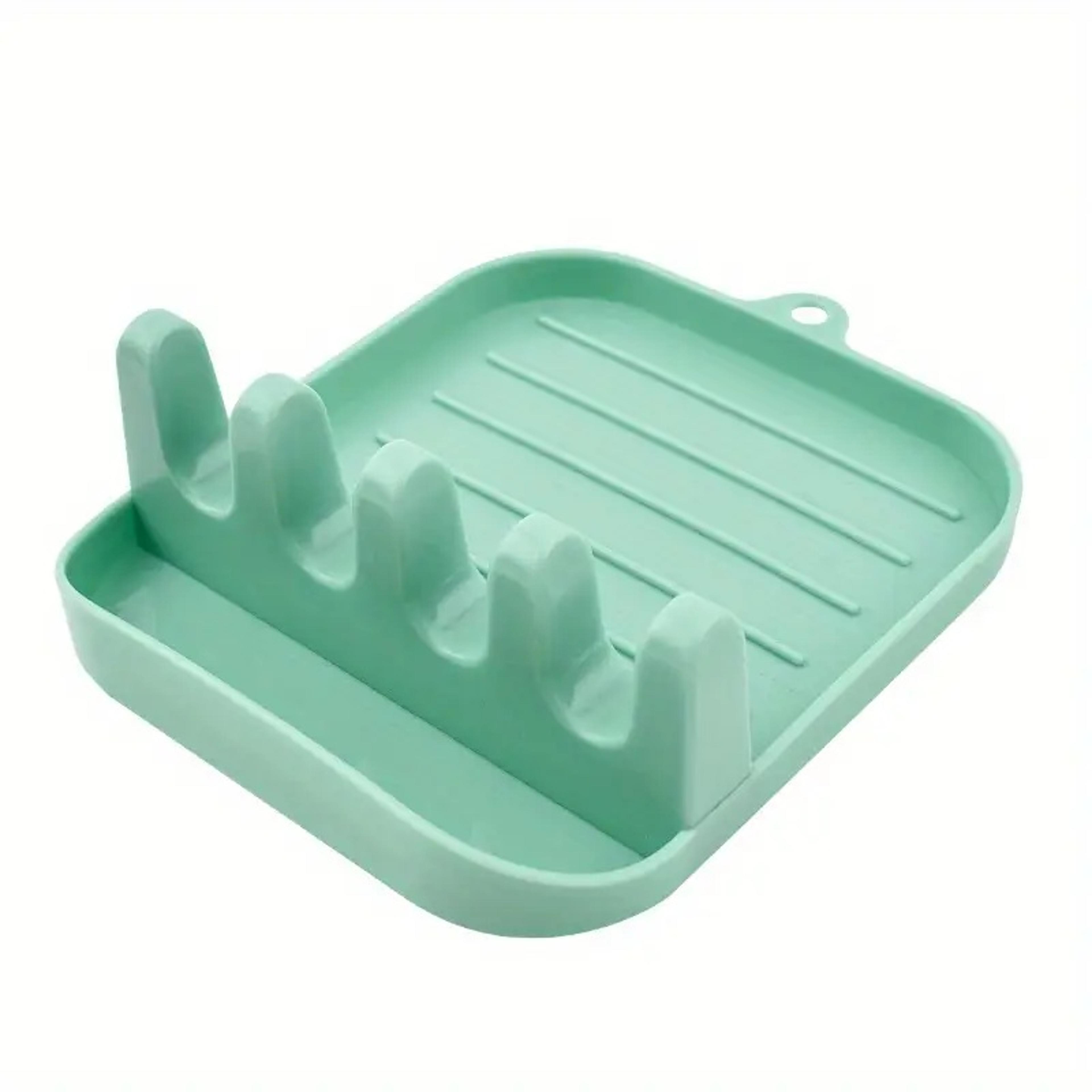 All In One Spoon Rest  Pot Lid Holder Kitchen Counter Organizer 7