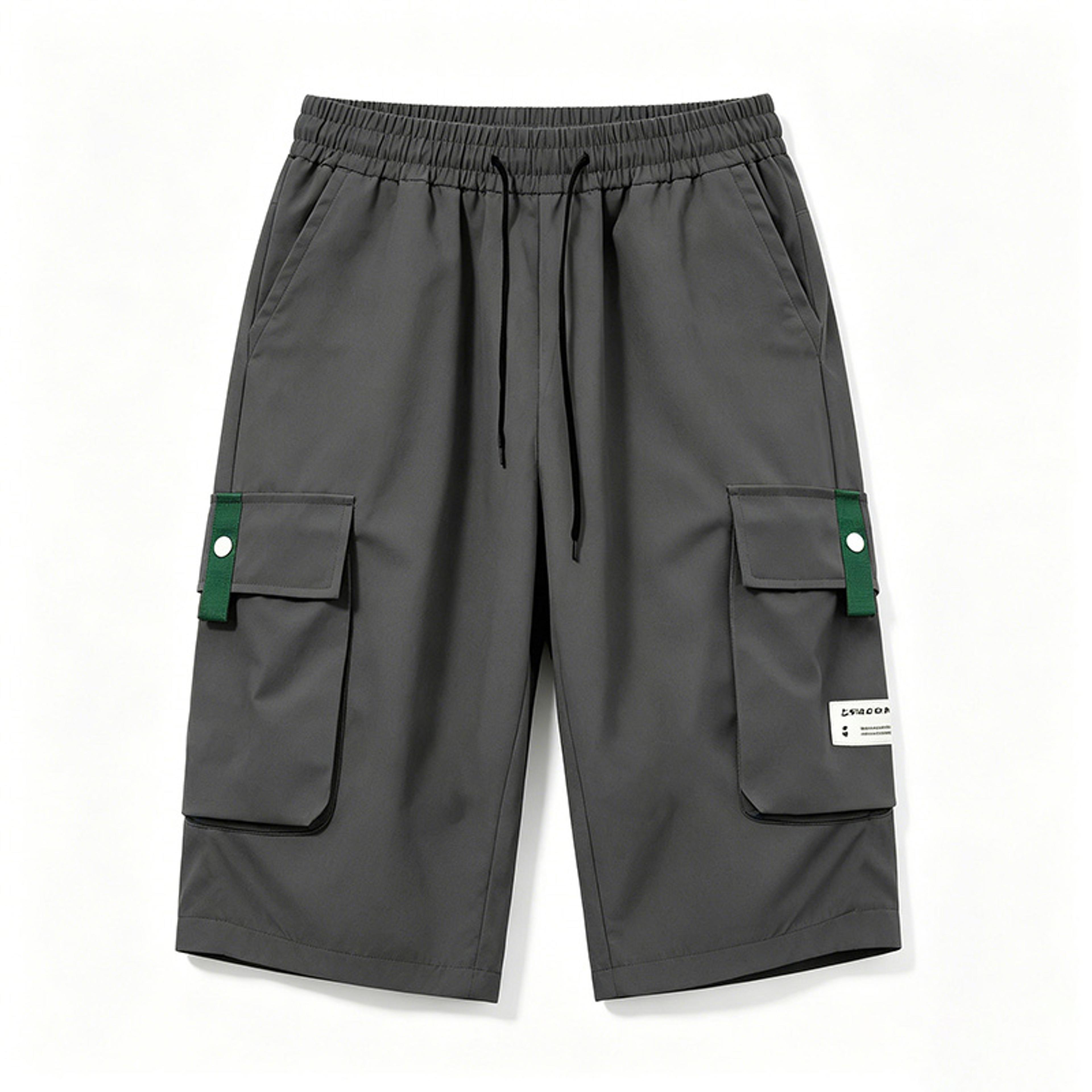 Mens Cargo Shorts With Multi Pockets Elastic Drawstring Waist For Outdoor Beach  Everyday Wear 6