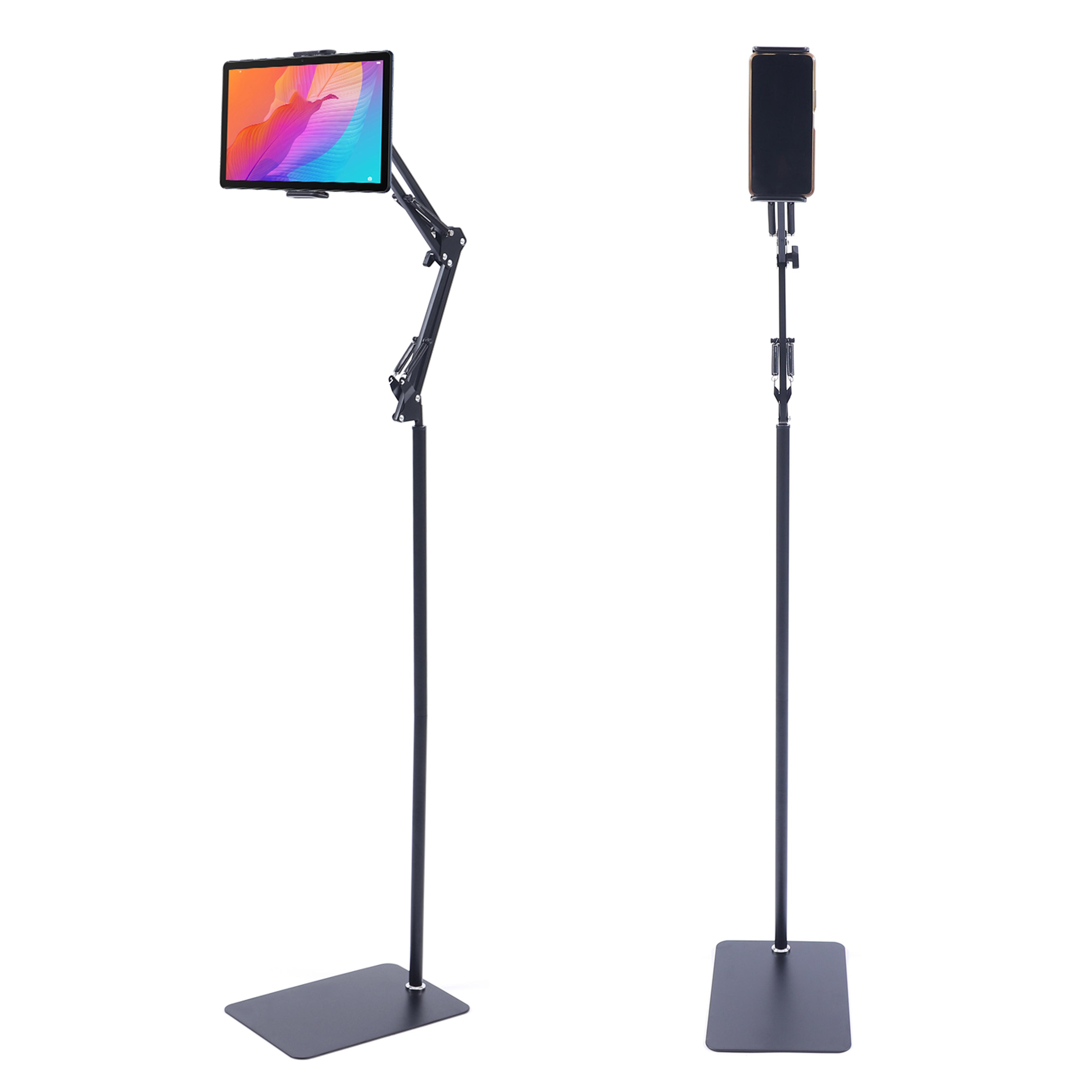 Adjustable Tablet Floor Stand With Swivel Universal Phone  Tablet Holder 6