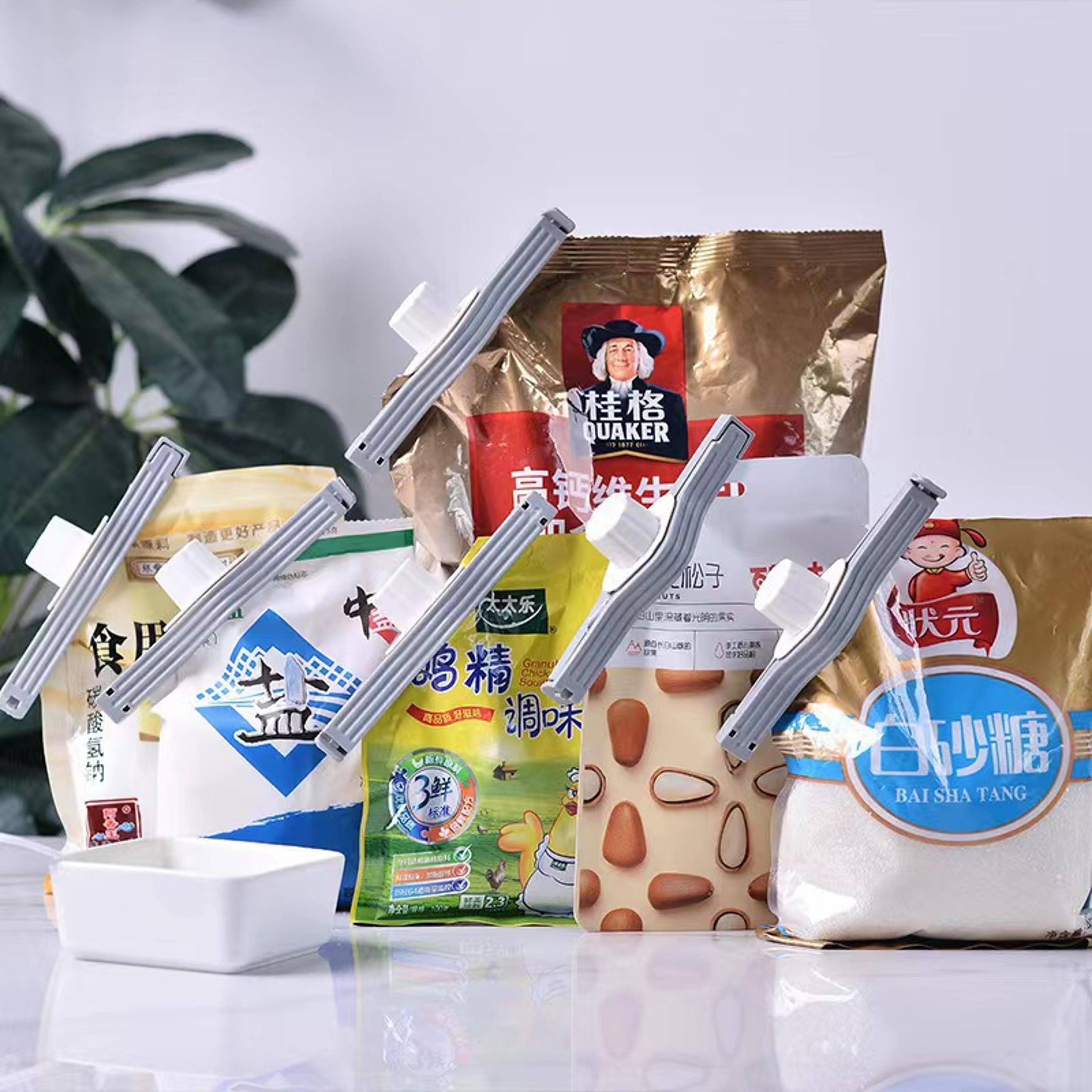 Twist Lock Food Bag Sealer Clip Reusable Airtight Kitchen Bag Clip For Snacks Spices  Powder 4