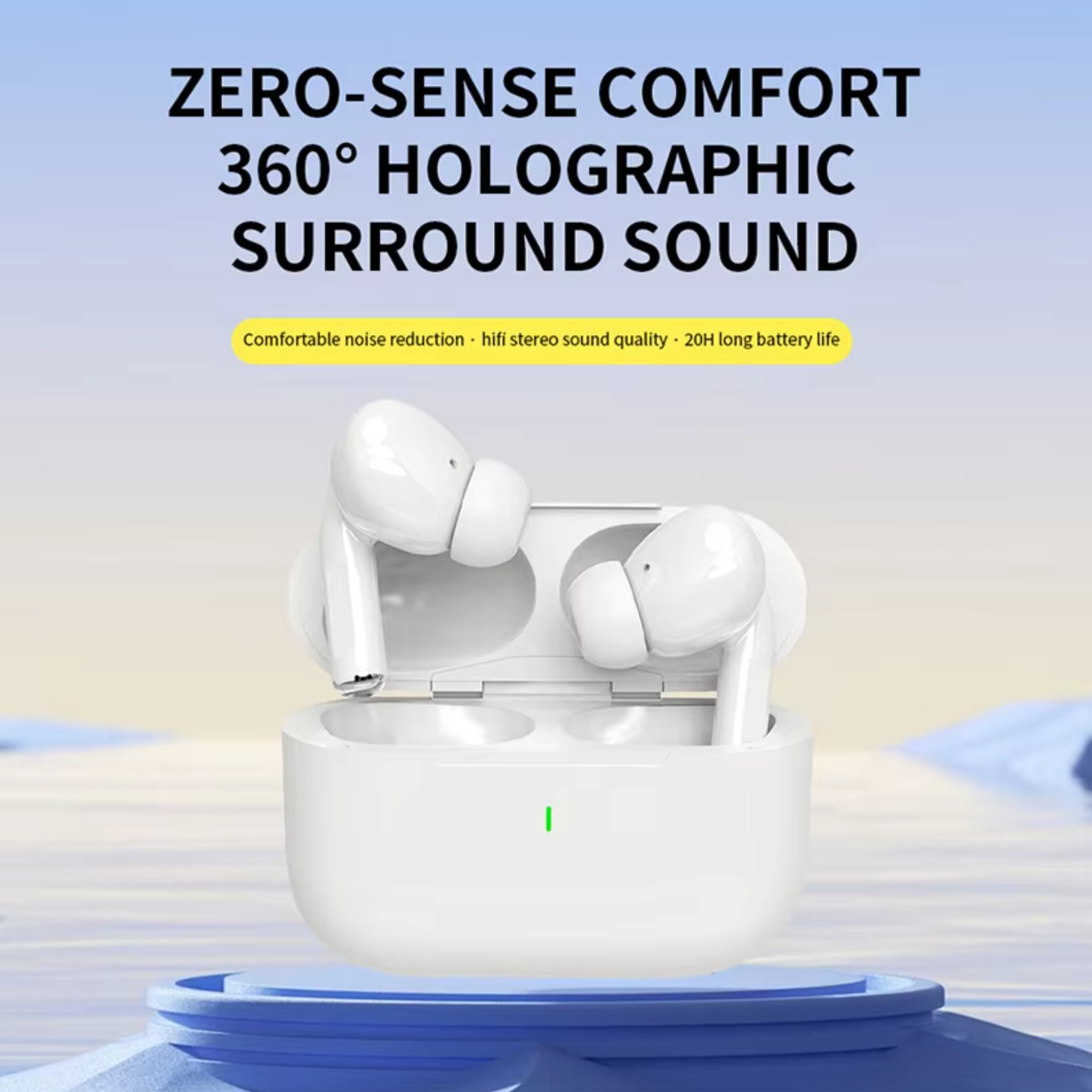 Bluetooth Earbuds With ENC Noise Cancelling For Sports Gaming  Everyday Calls 3