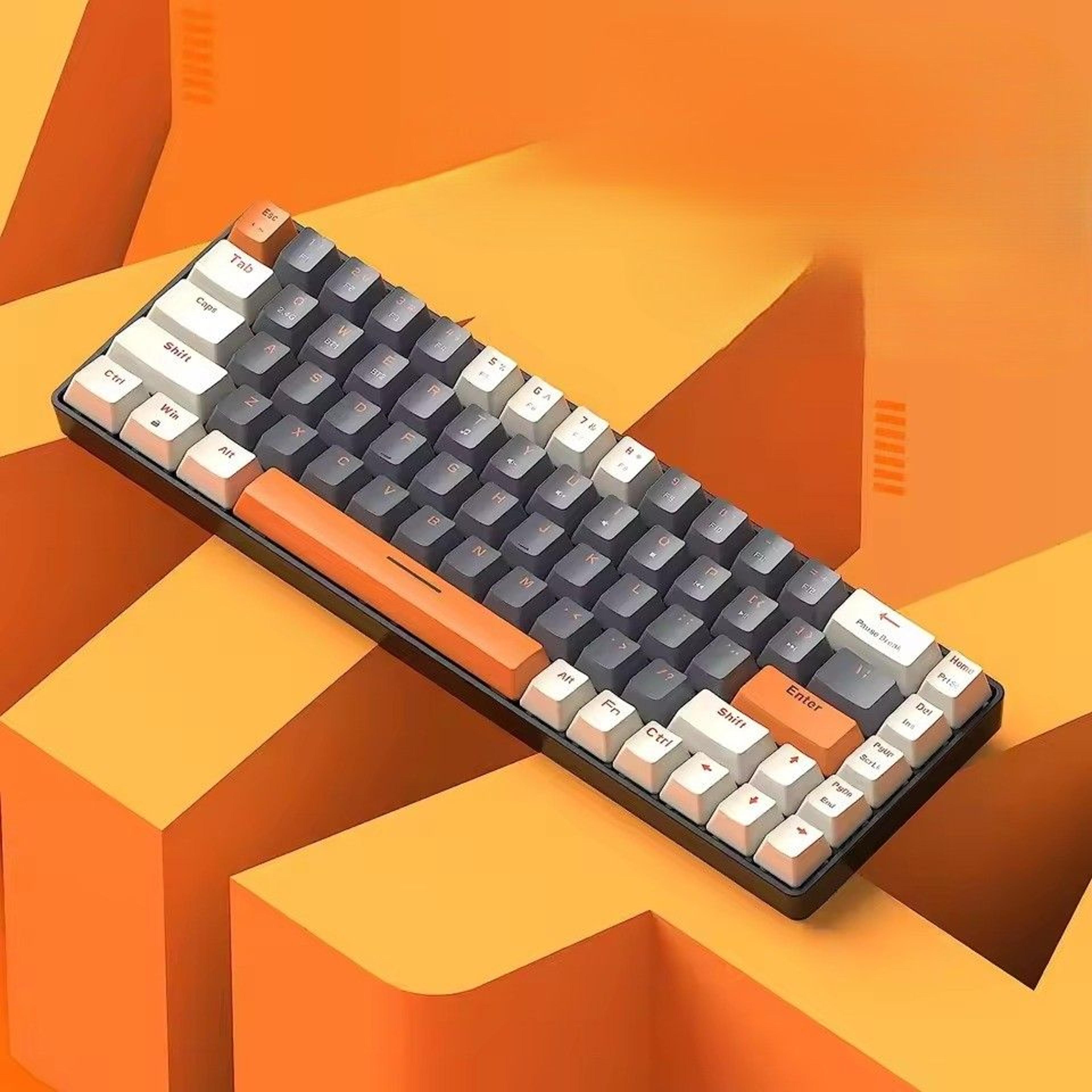 wireless mechanical keyboard key hot swappable bluetooth gaming keyboard