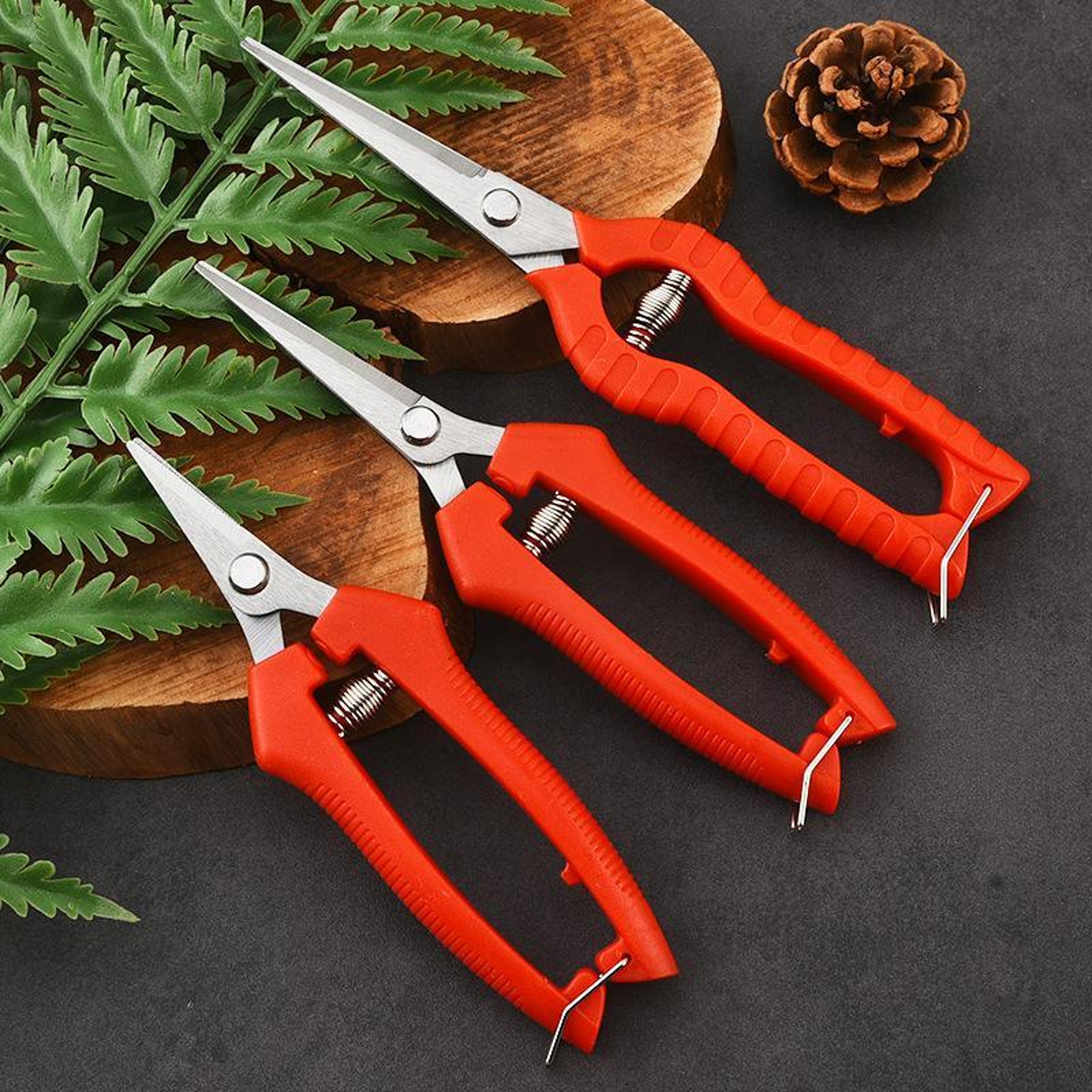 Precision Garden Pruning Shears With Stainless Steel Blades  Comfort Grip Handle 1