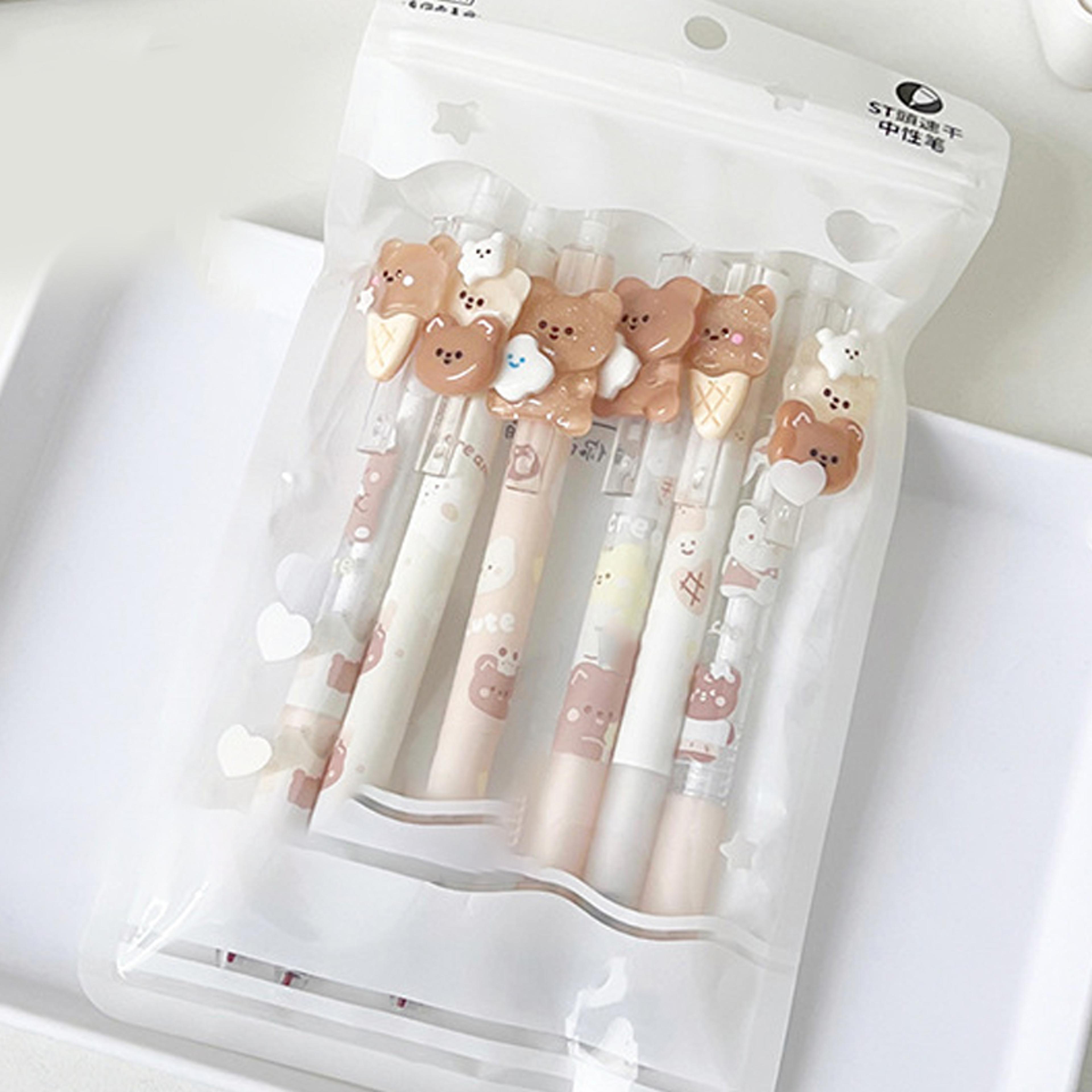 Cute Bear Mechanical Pencil Set With Back To School Backpack Theme Kawaii Writing Pencil 5