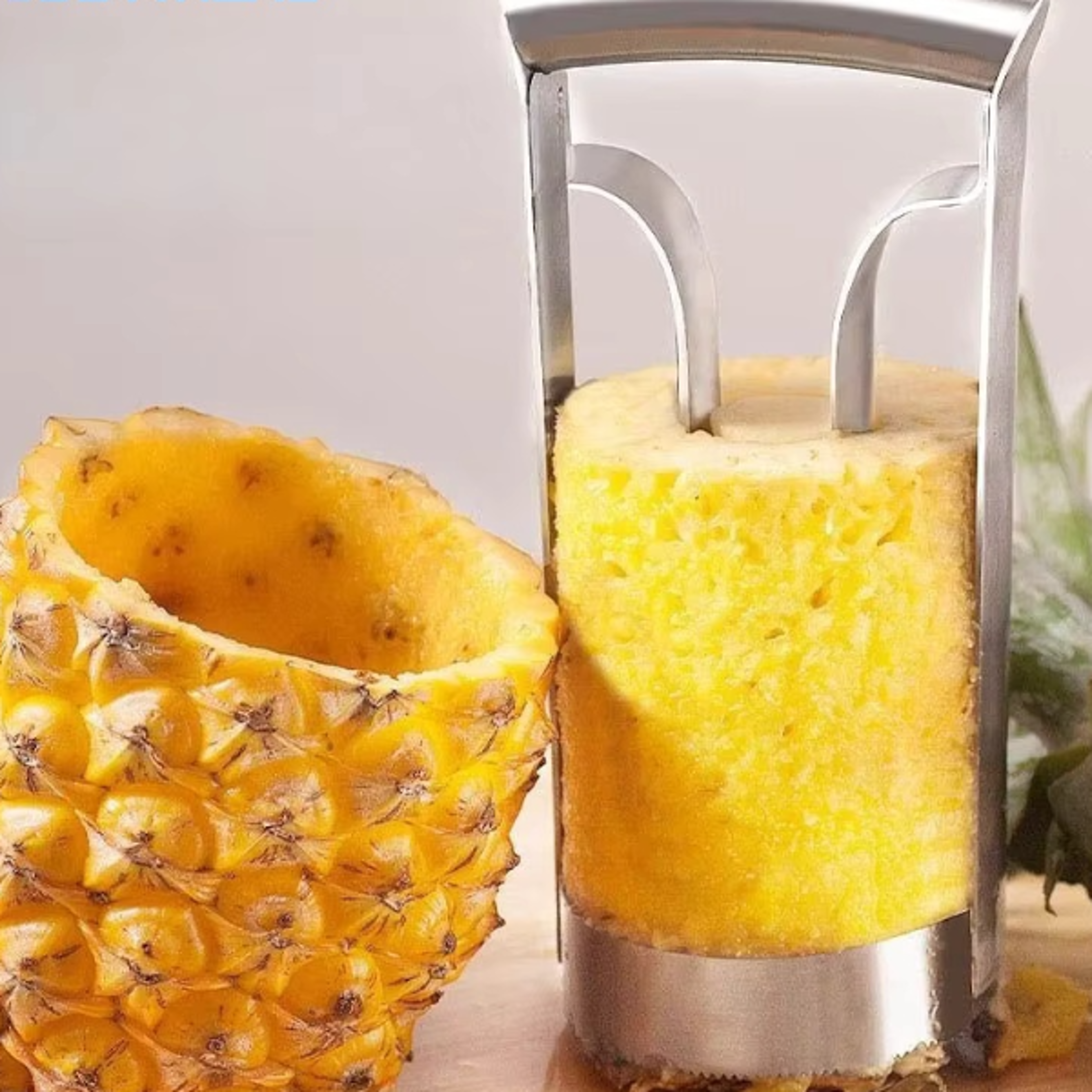 premium pineapple corer stainless steel slicer tool with for easy fruit prep