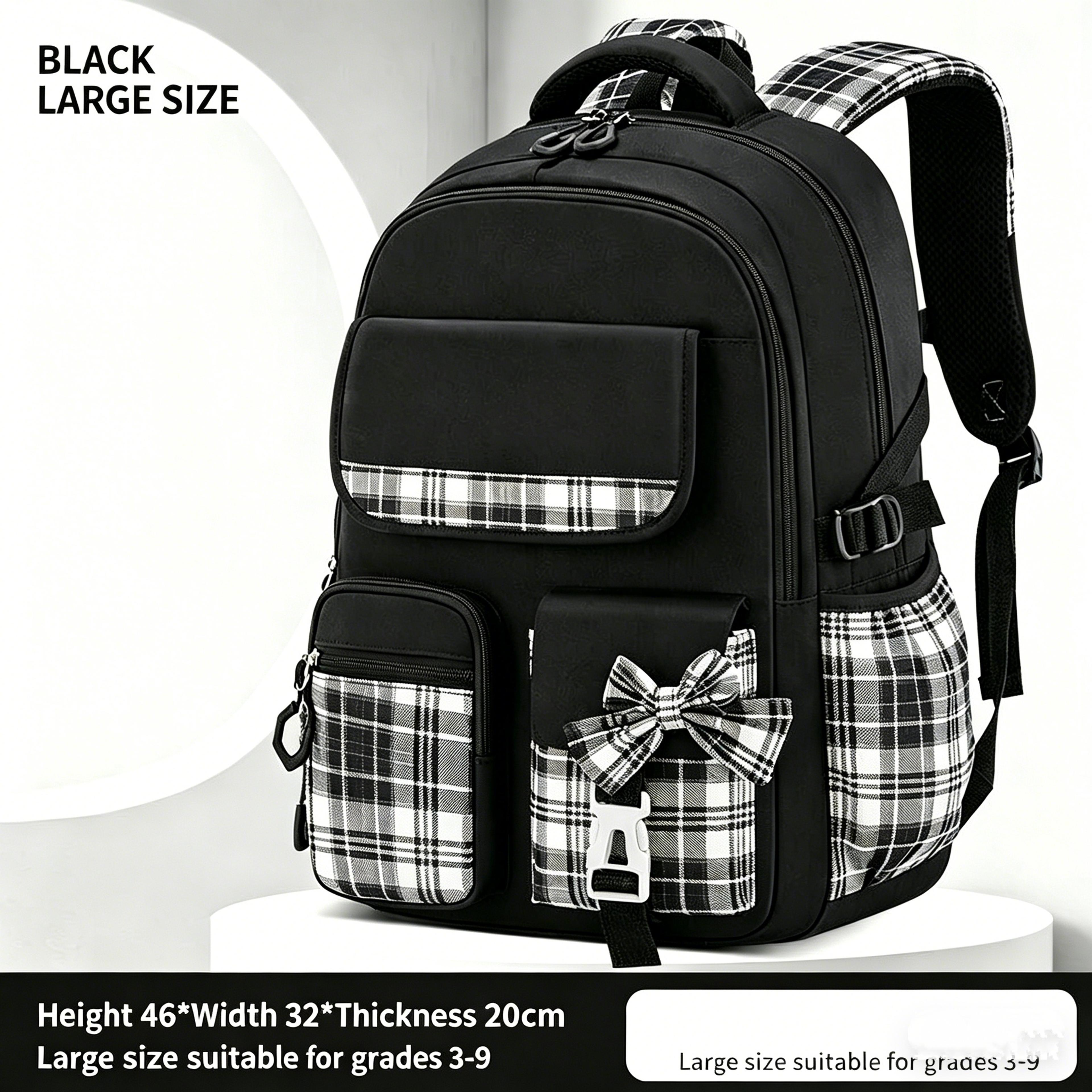 Back To School SpineGuard Girls School Backpack With Waterproof Large Capacity Design 3