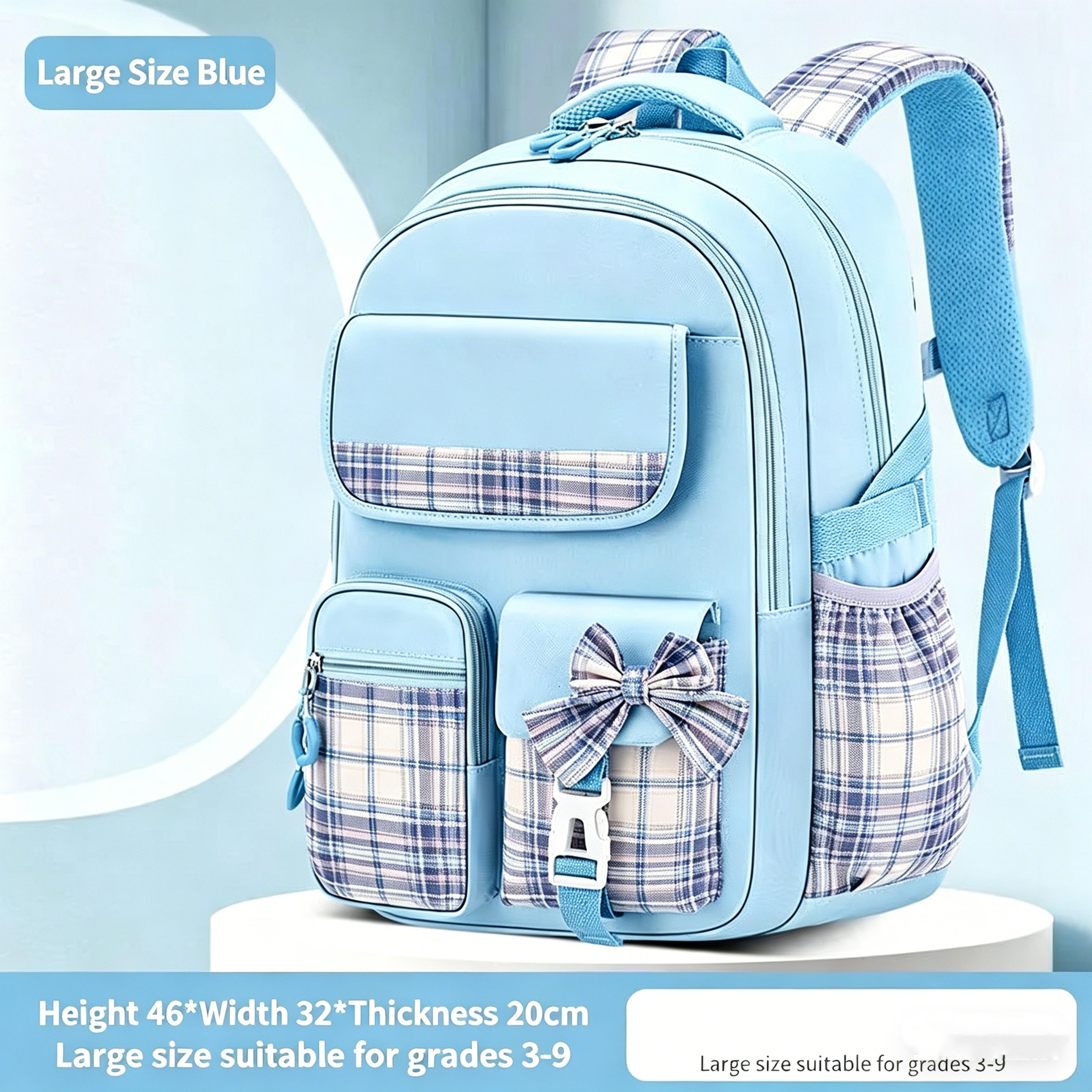 Back To School SpineGuard Girls School Backpack With Waterproof Large Capacity Design 7