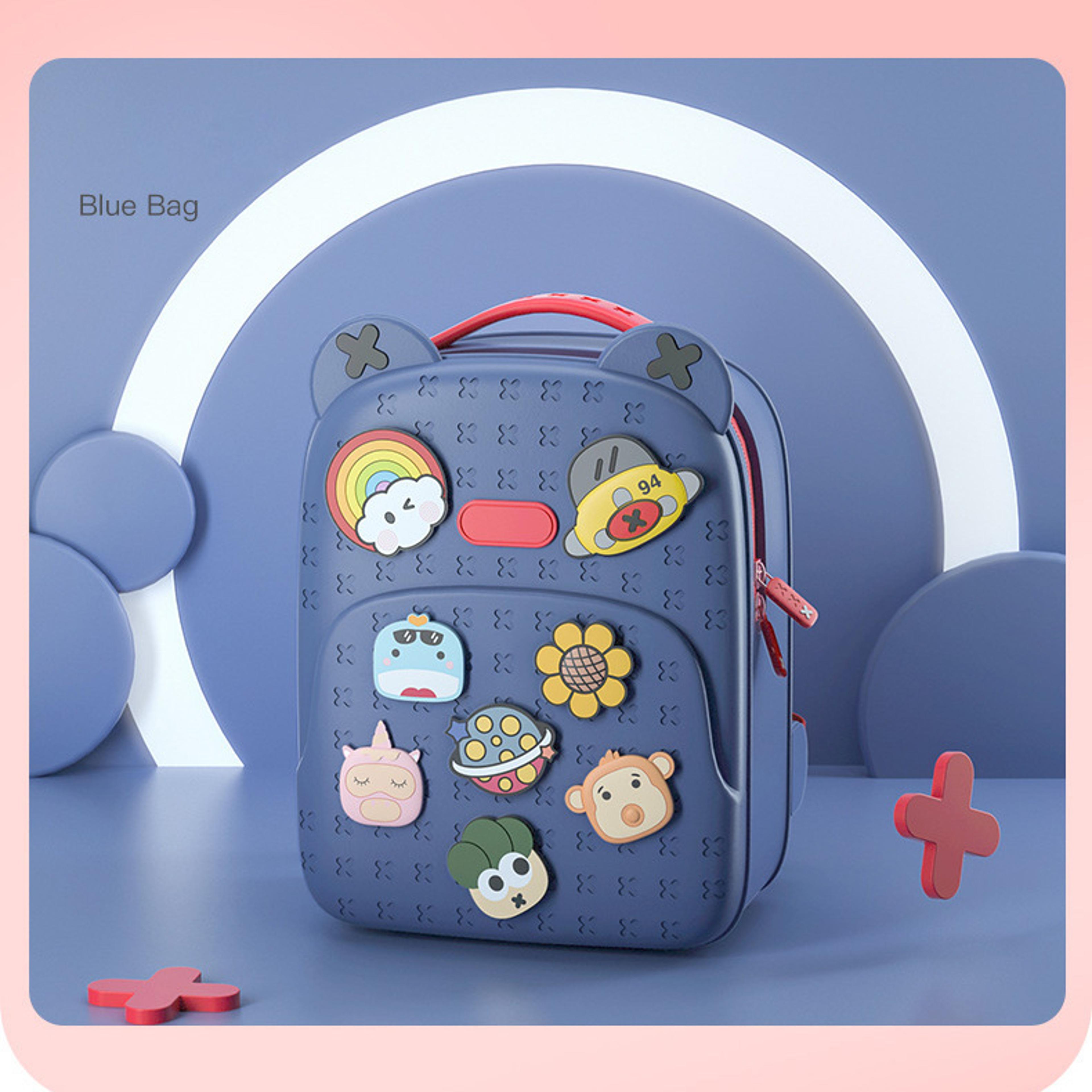 Cute Cartoon Kindergarten Backpack Back To School Waterproof Kids School Bag With DIY Kawaii Design 7