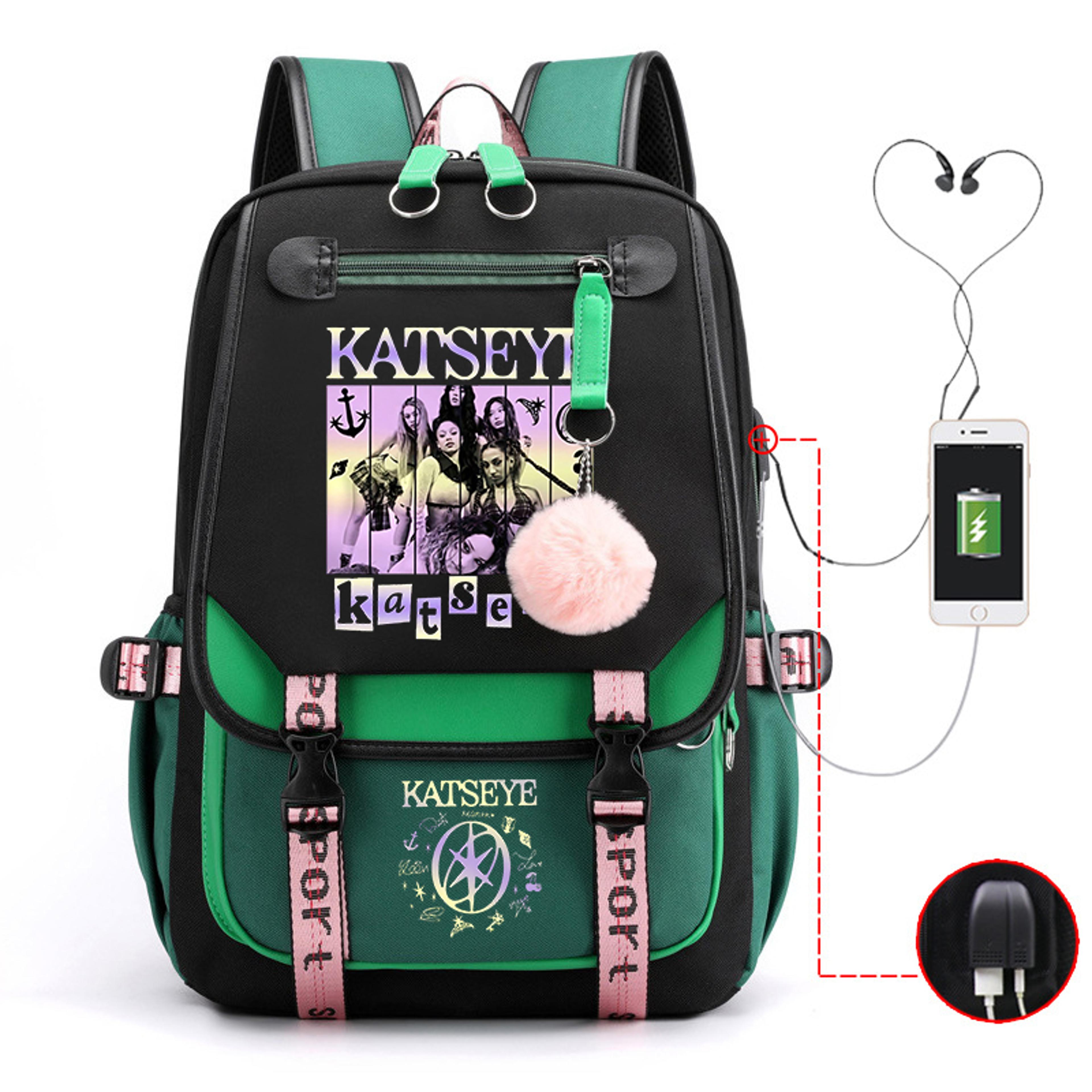 Print Harajuku Backpack For Back To School Laptop School Travel Bag 2