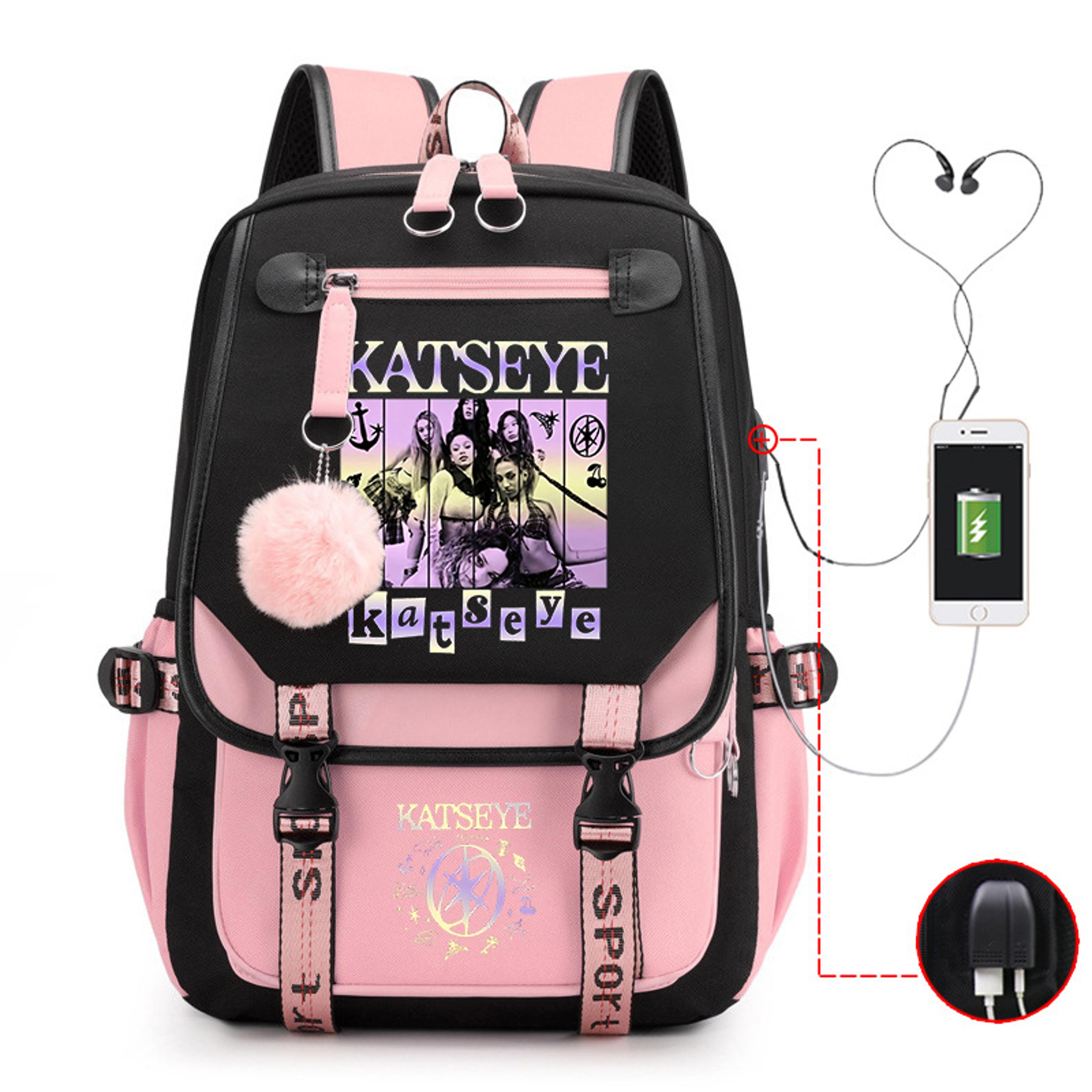 Print Harajuku Backpack For Back To School Laptop School Travel Bag 4
