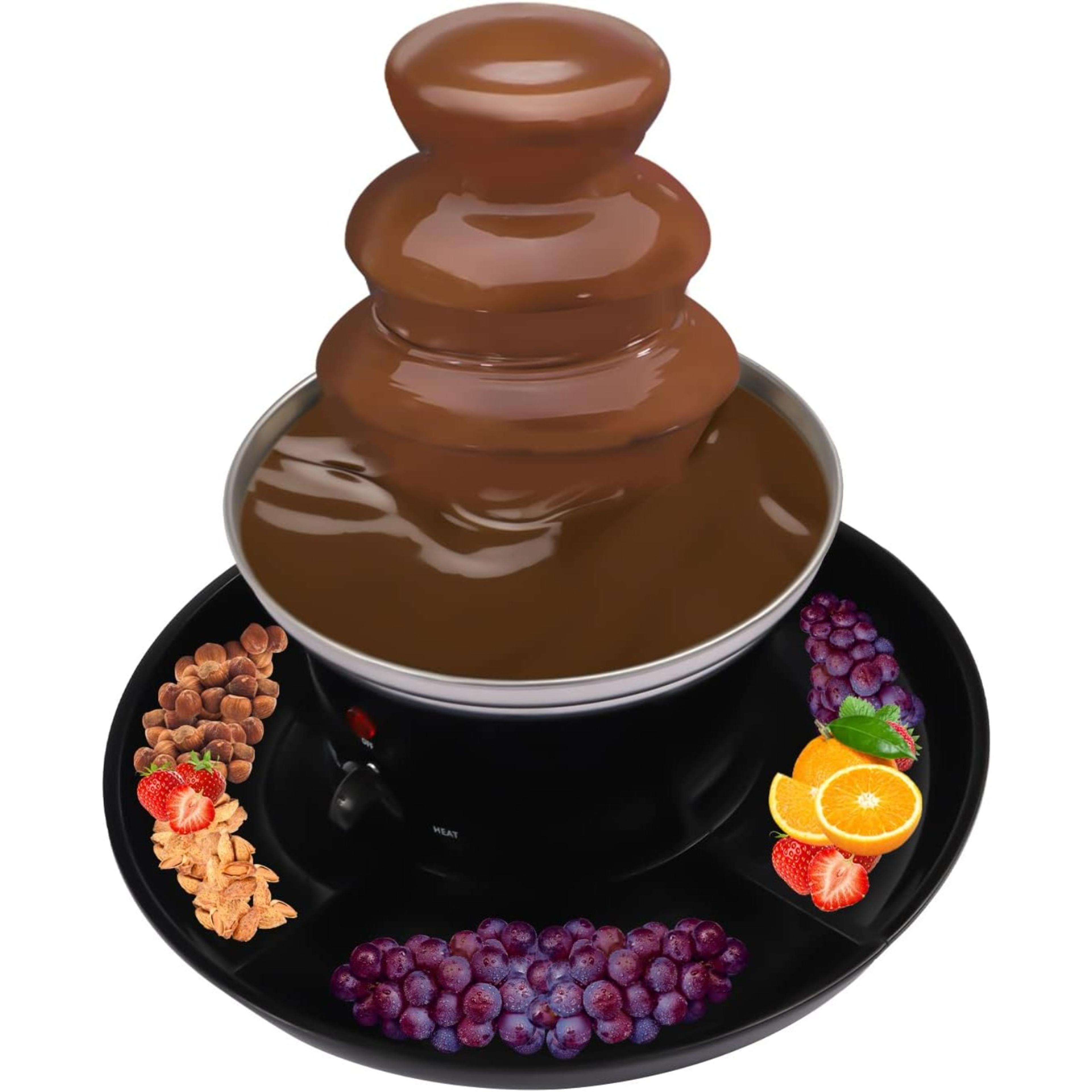 Chocolate Fountain Electric Fondue Set For Parties With Stainless Steel Chocolate Fondue Machine 3