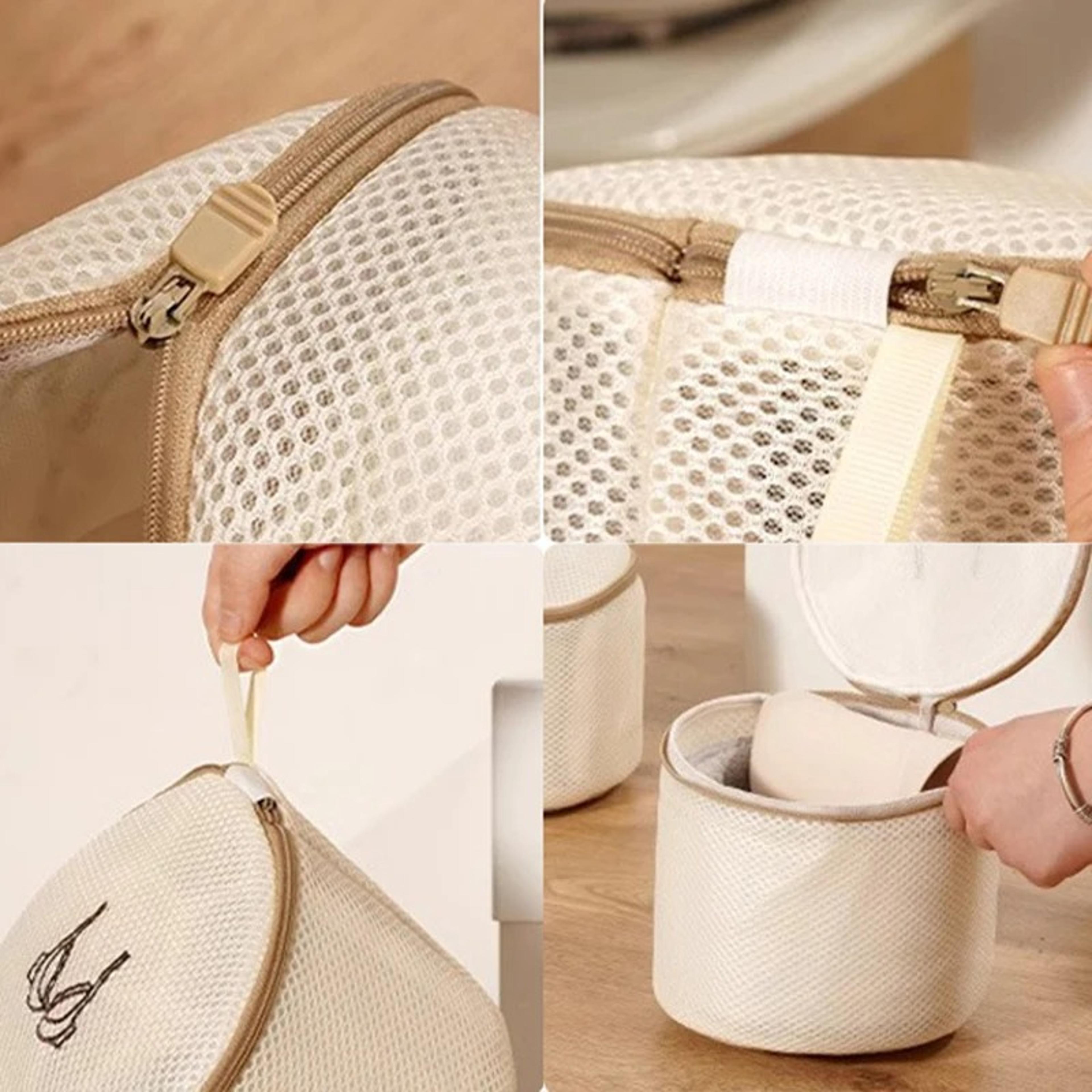Delicate Care Bra Laundry Bag For Lingerie Protection Mesh Wash Bag With Zipper 4