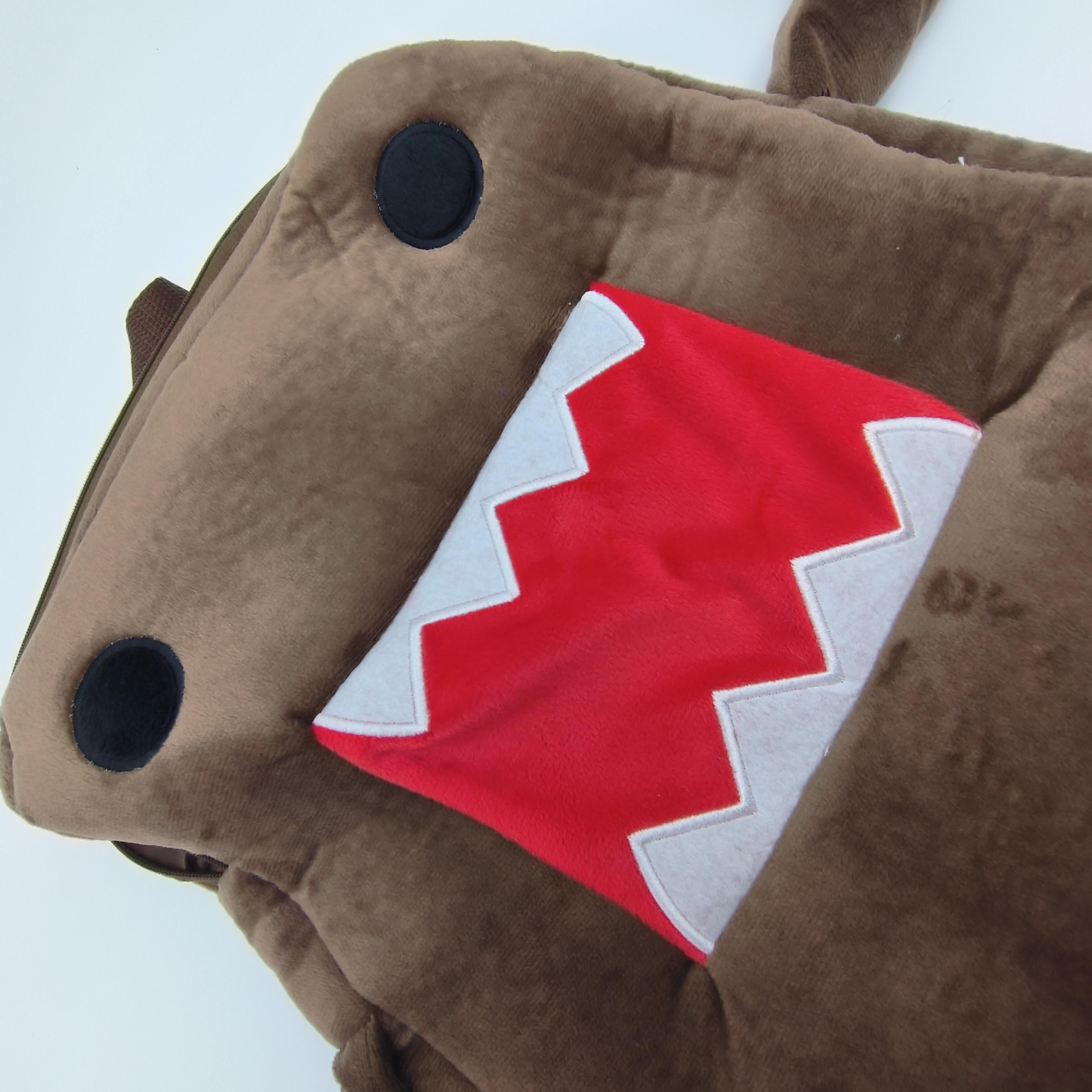 Domo Kun Plush Back To School Backpack Cute Kawaii Anime Backpack For Everyday Adventures 4