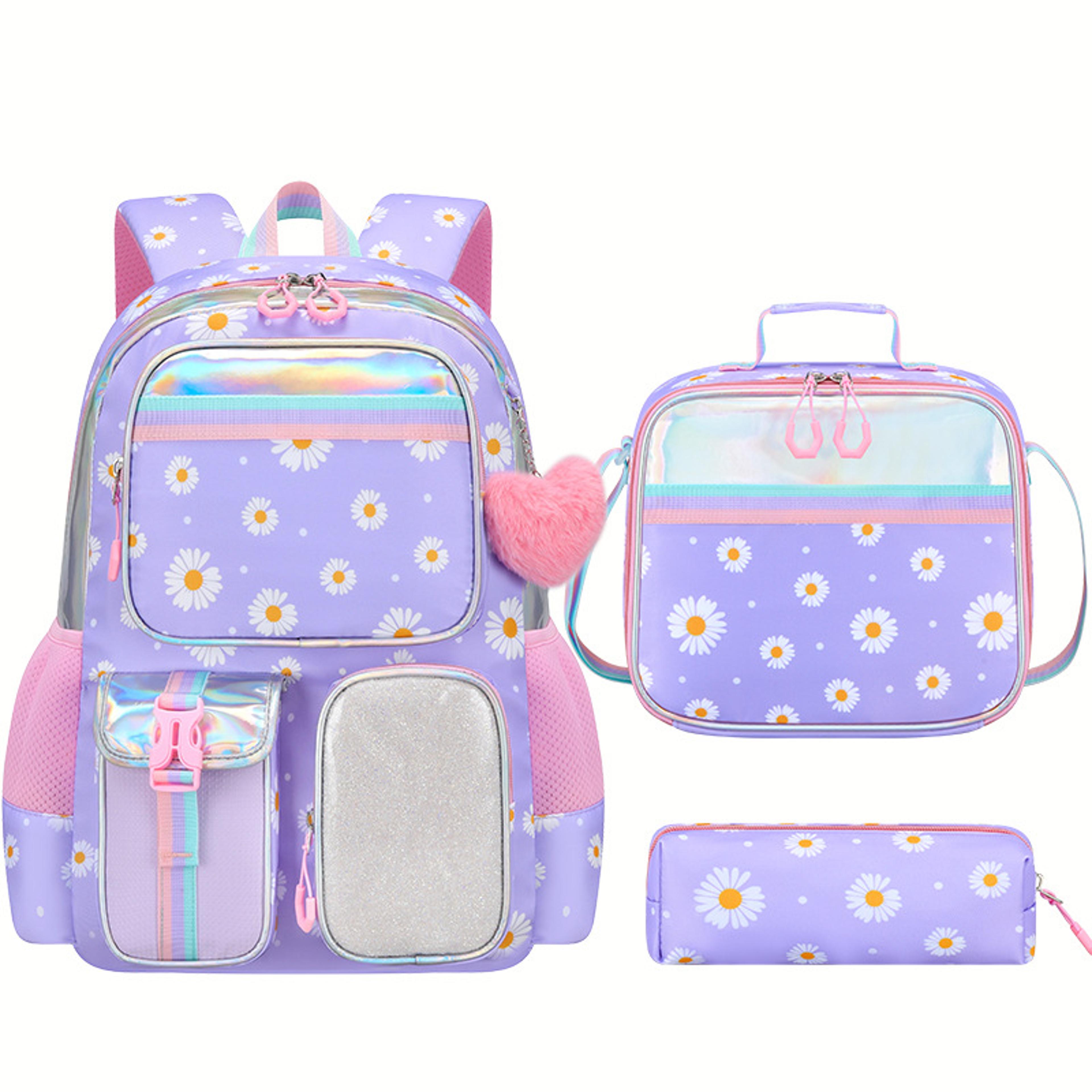 Cute Bunny Back To School Backpack Kawaii Girls School Backpack Set With Handbag  Pencil Case 6