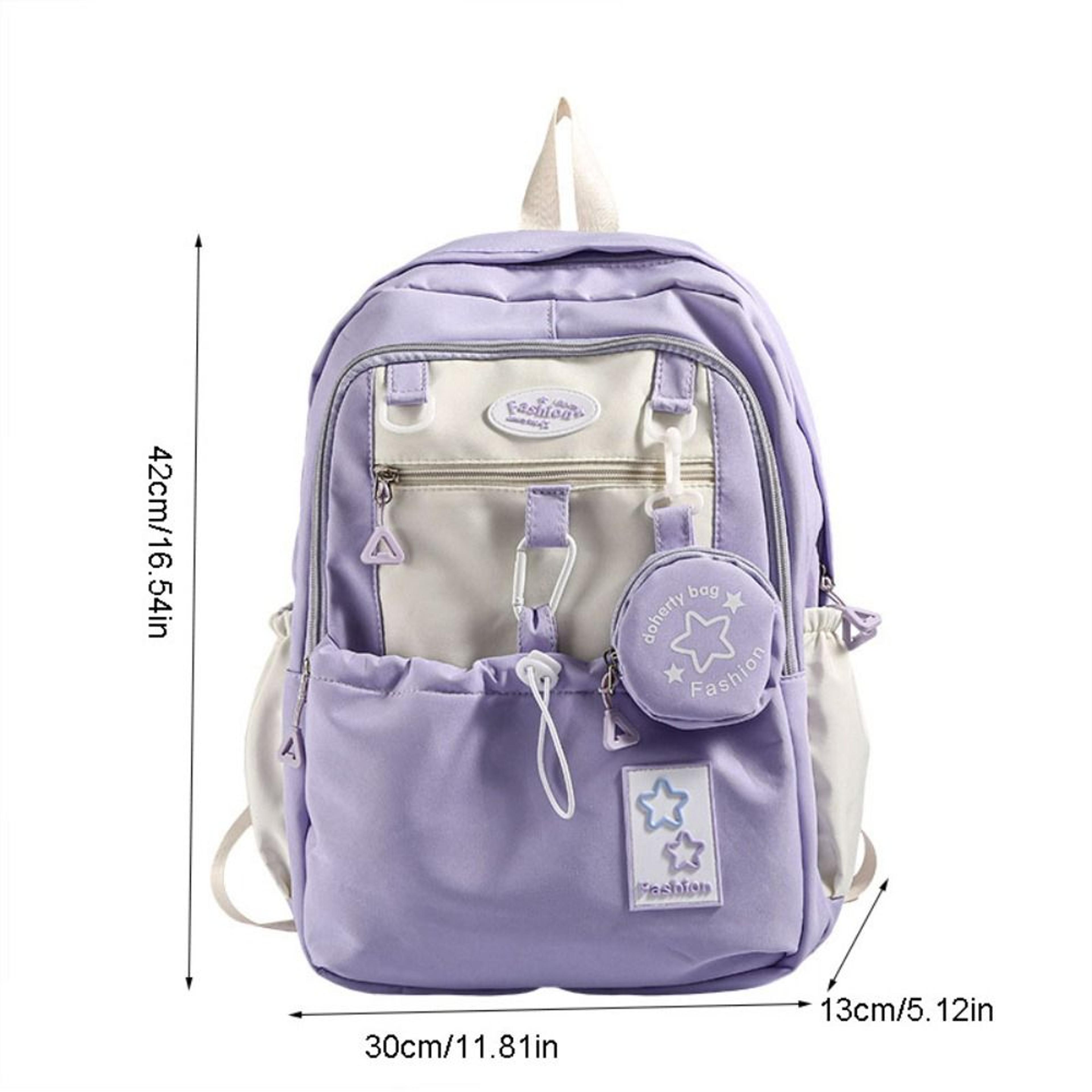 Cute Cartoon Kawaii Nylon Backpack With Coin Purse For Women Back To School Backpack School Travel  4
