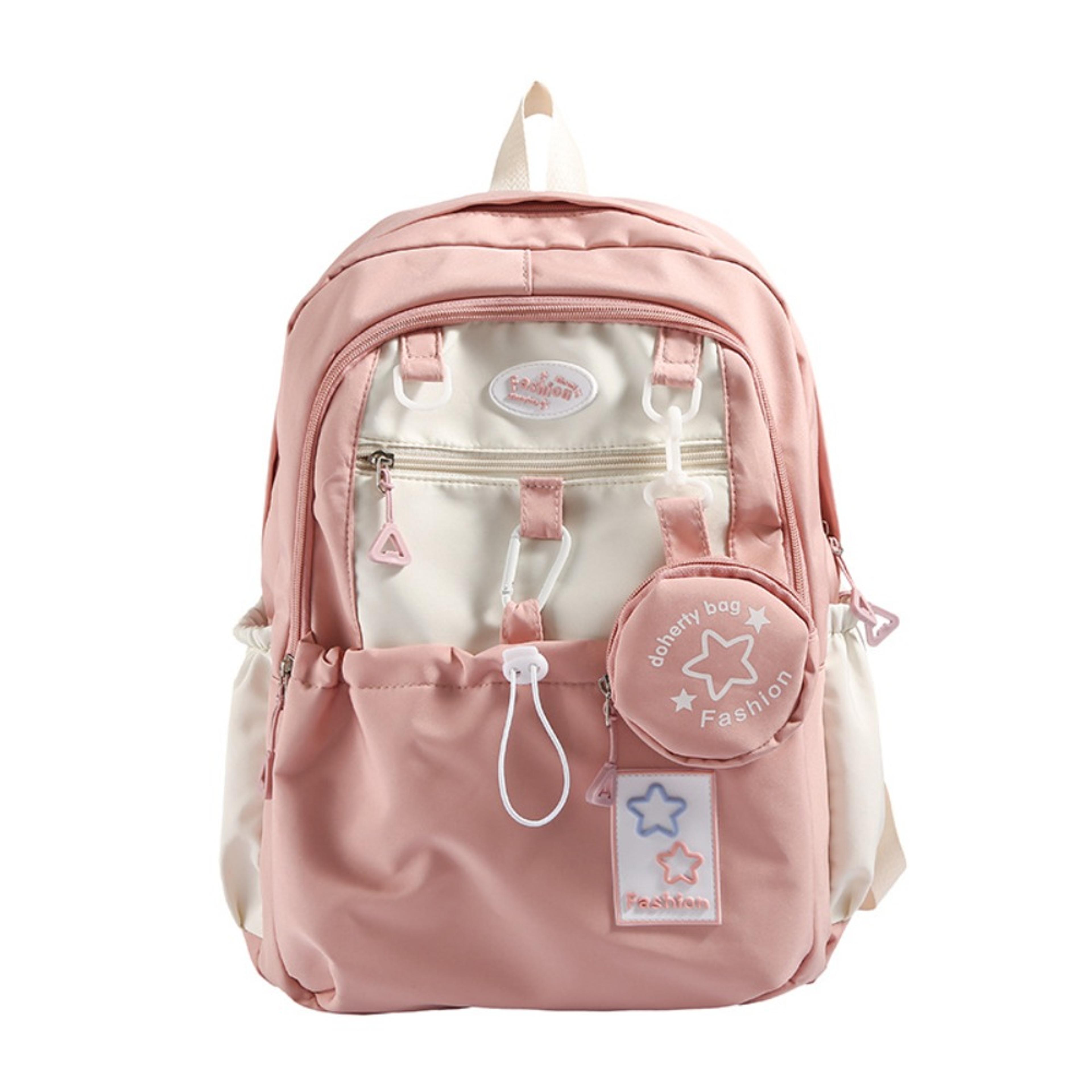 Cute Cartoon Kawaii Nylon Backpack With Coin Purse For Women Back To School Backpack School Travel  7