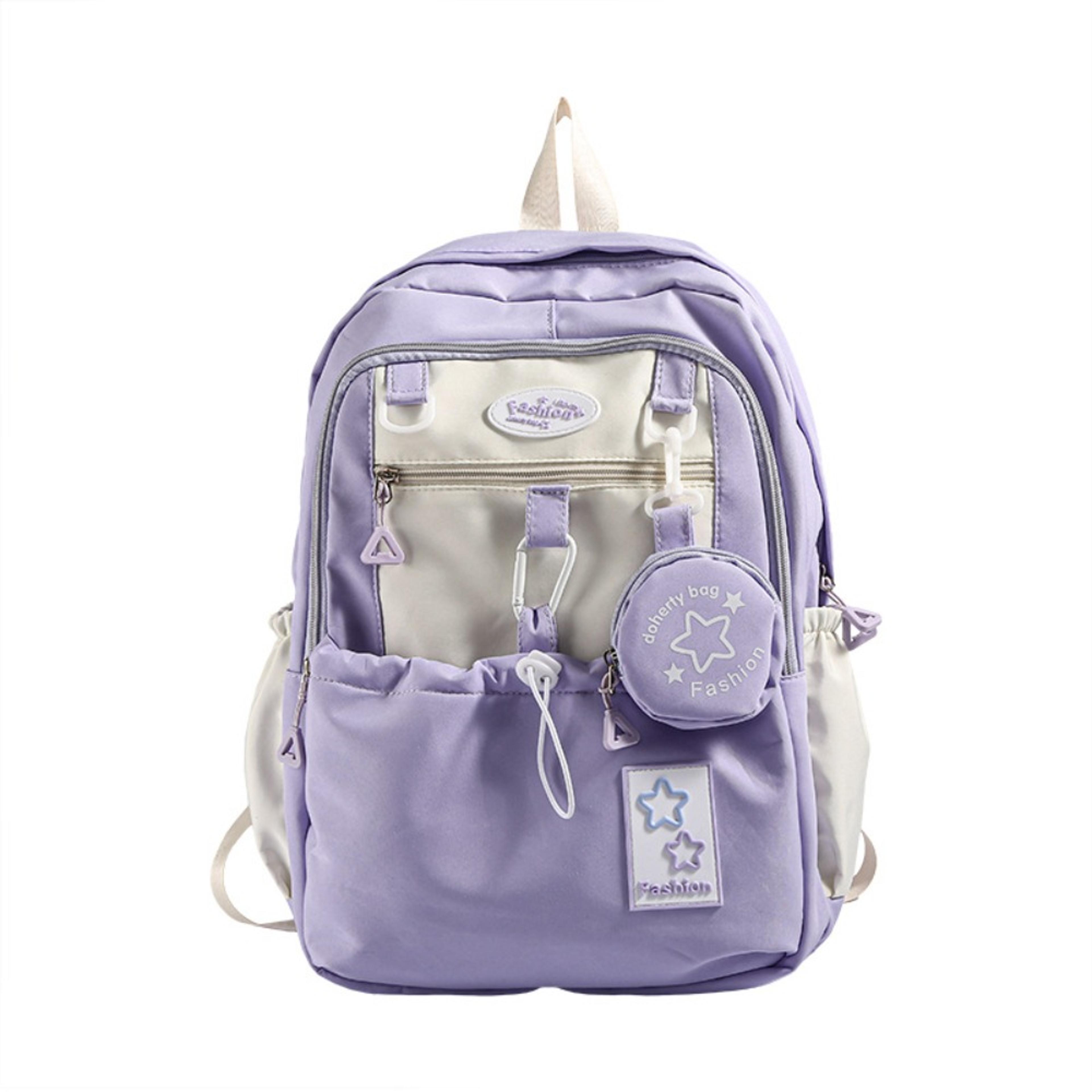 Cute Cartoon Kawaii Nylon Backpack With Coin Purse For Women Back To School Backpack School Travel  9