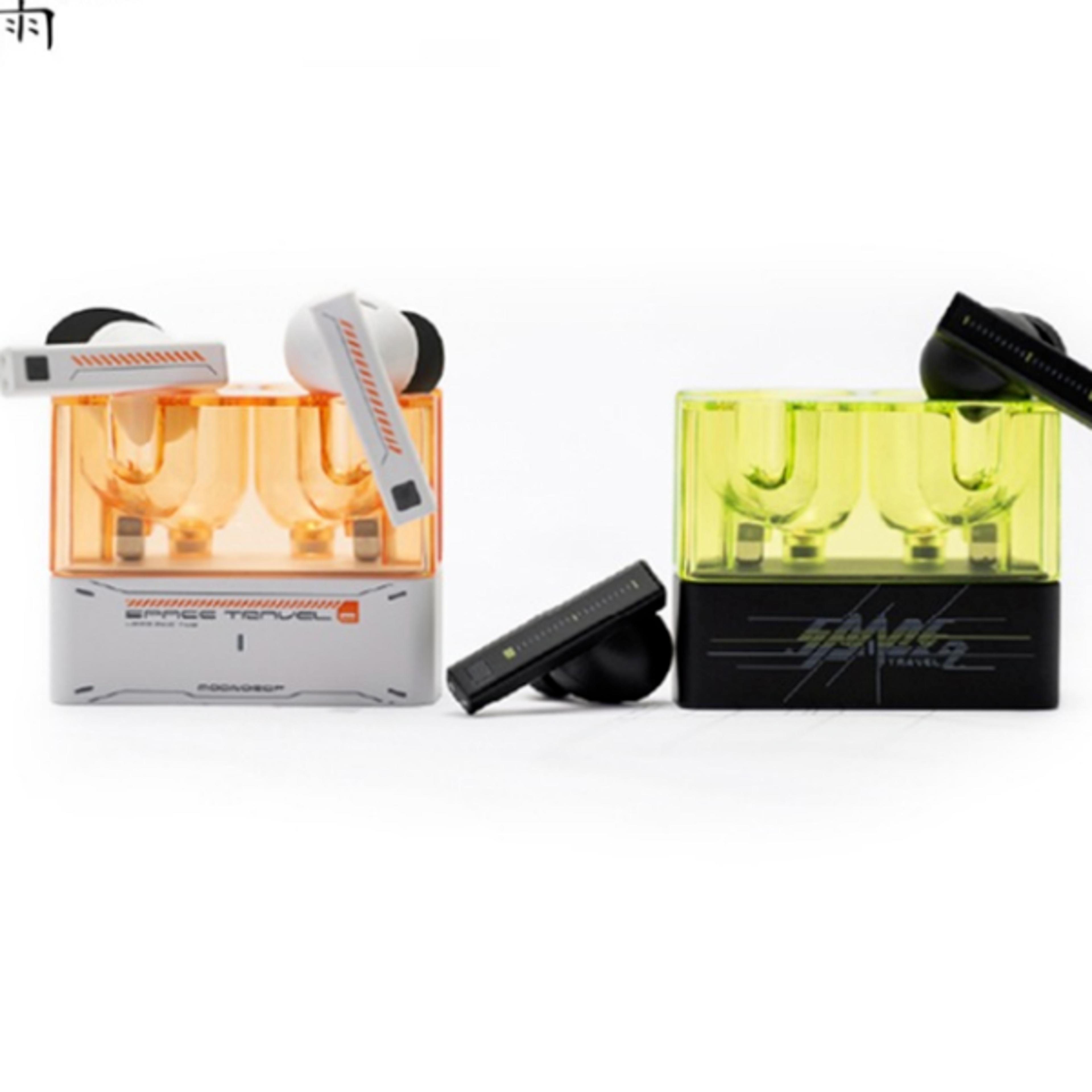 space travel bluetooth earbuds with anc hifi sound for gaming and call