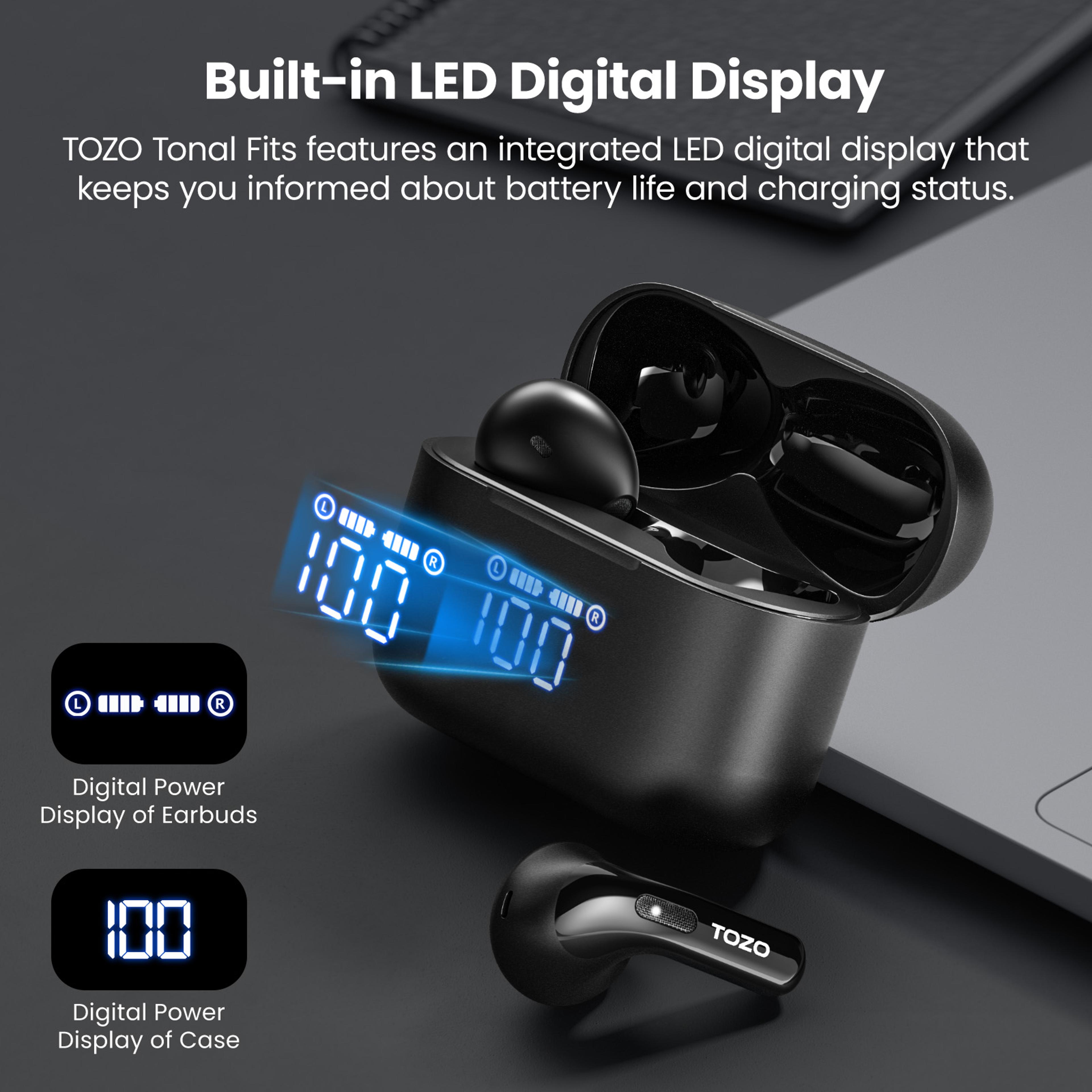 Bluetooth Earbuds With Dual Mics Waterproof  Playtime 1