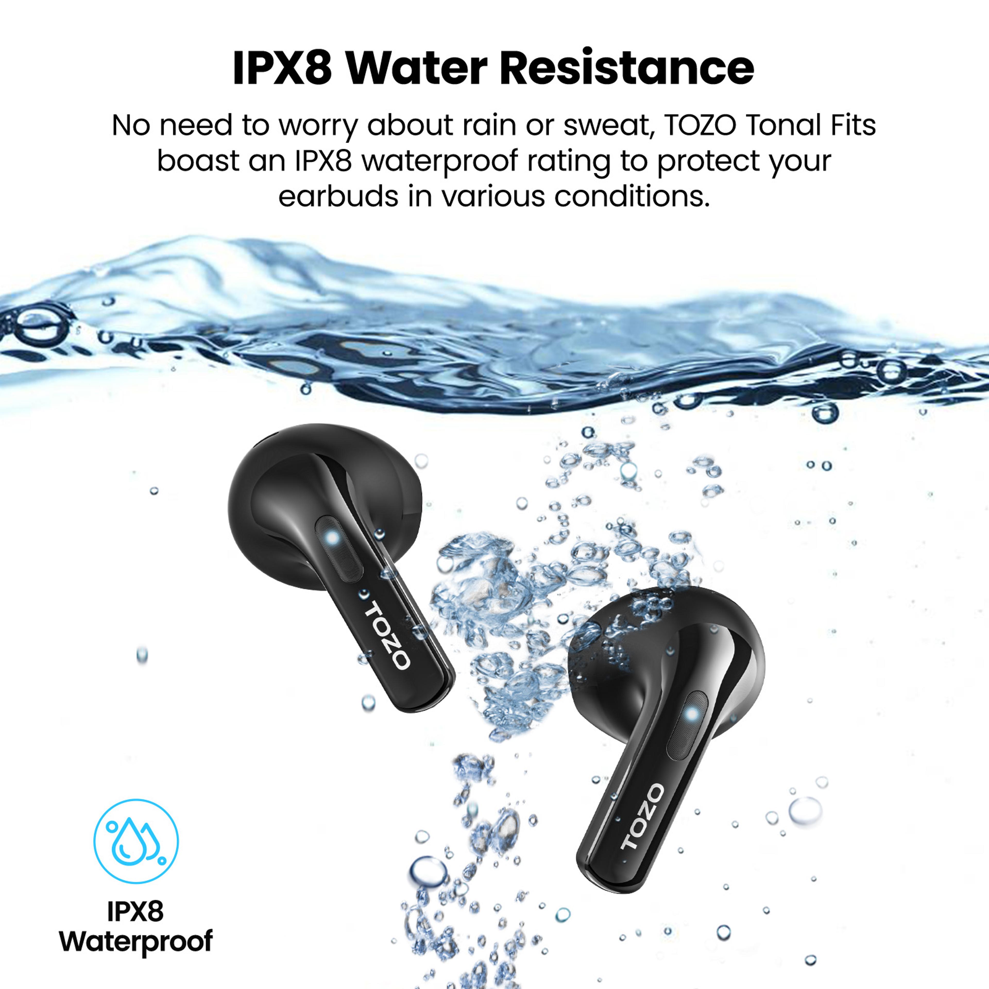 Bluetooth Earbuds With Dual Mics Waterproof  Playtime 4