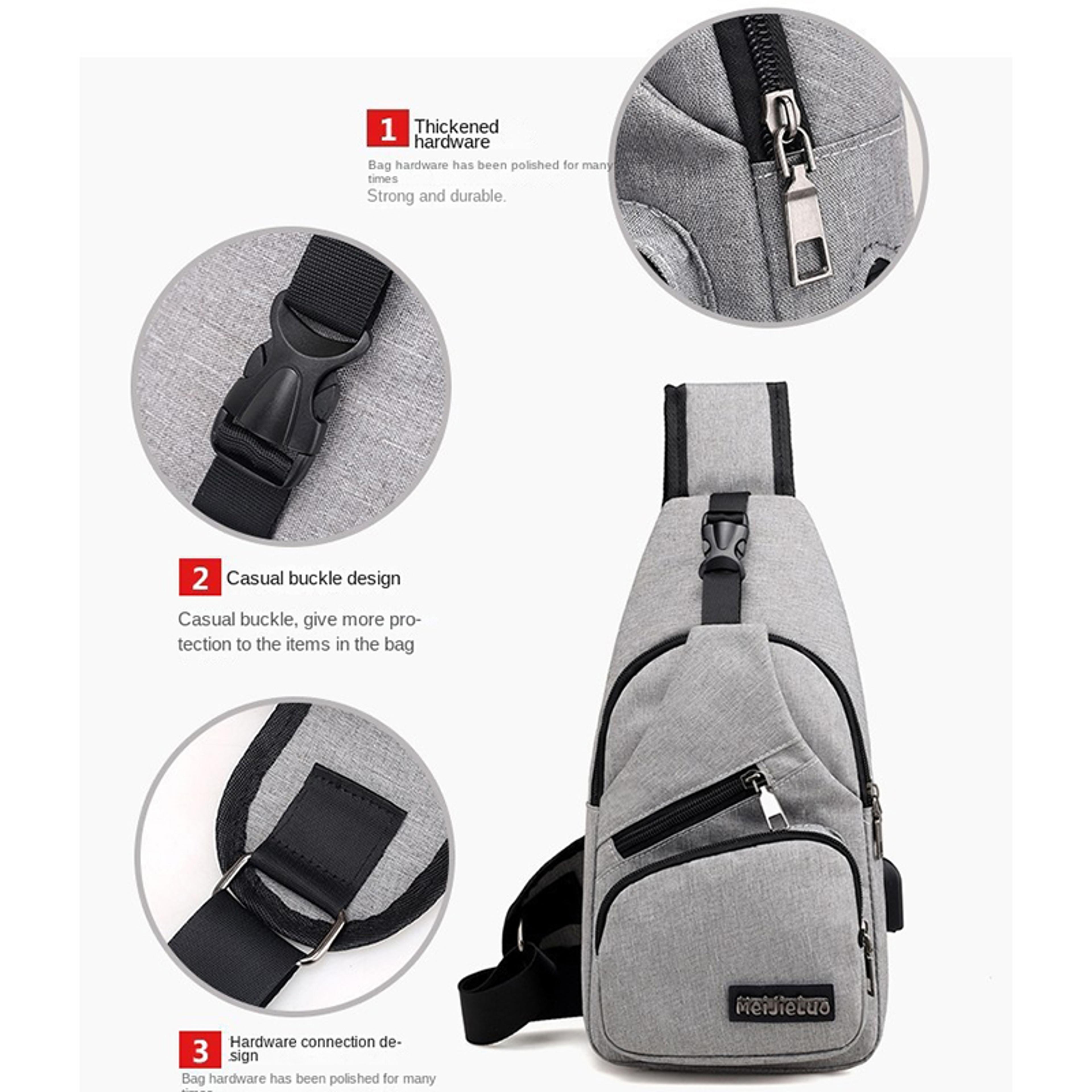 Urban Flex Back To School Backpack Mens Crossbody Bag Compact Phone Sling Shoulder Bag 3