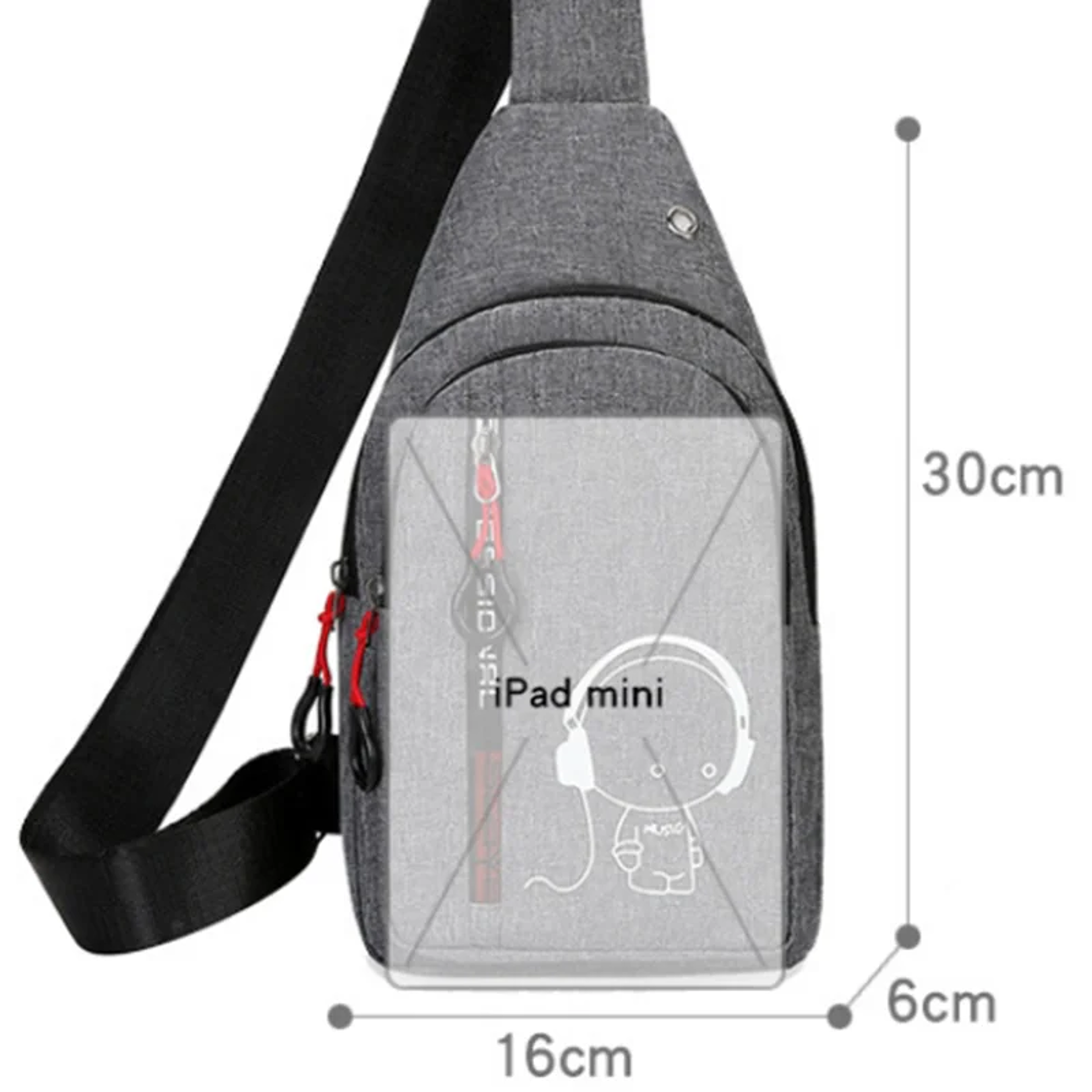 Urban Flex Back To School Backpack Mens Chest Bag Casual Crossbody Sling Bag For Travel Cycling  Ev 3