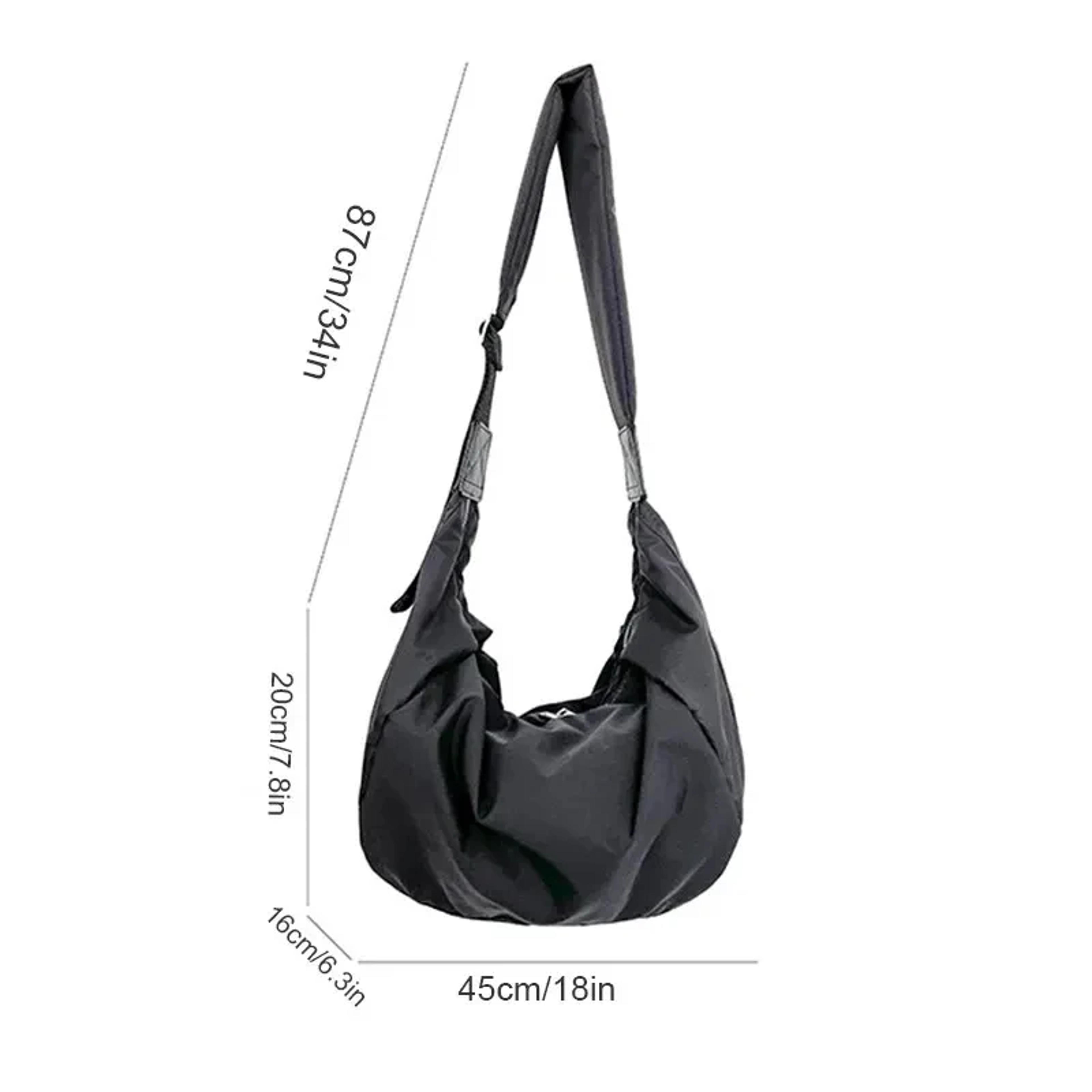 UrbanEase Back To School Backpack Large Capacity Nylon Shoulder Bag Hobo Crossbody Tote 3