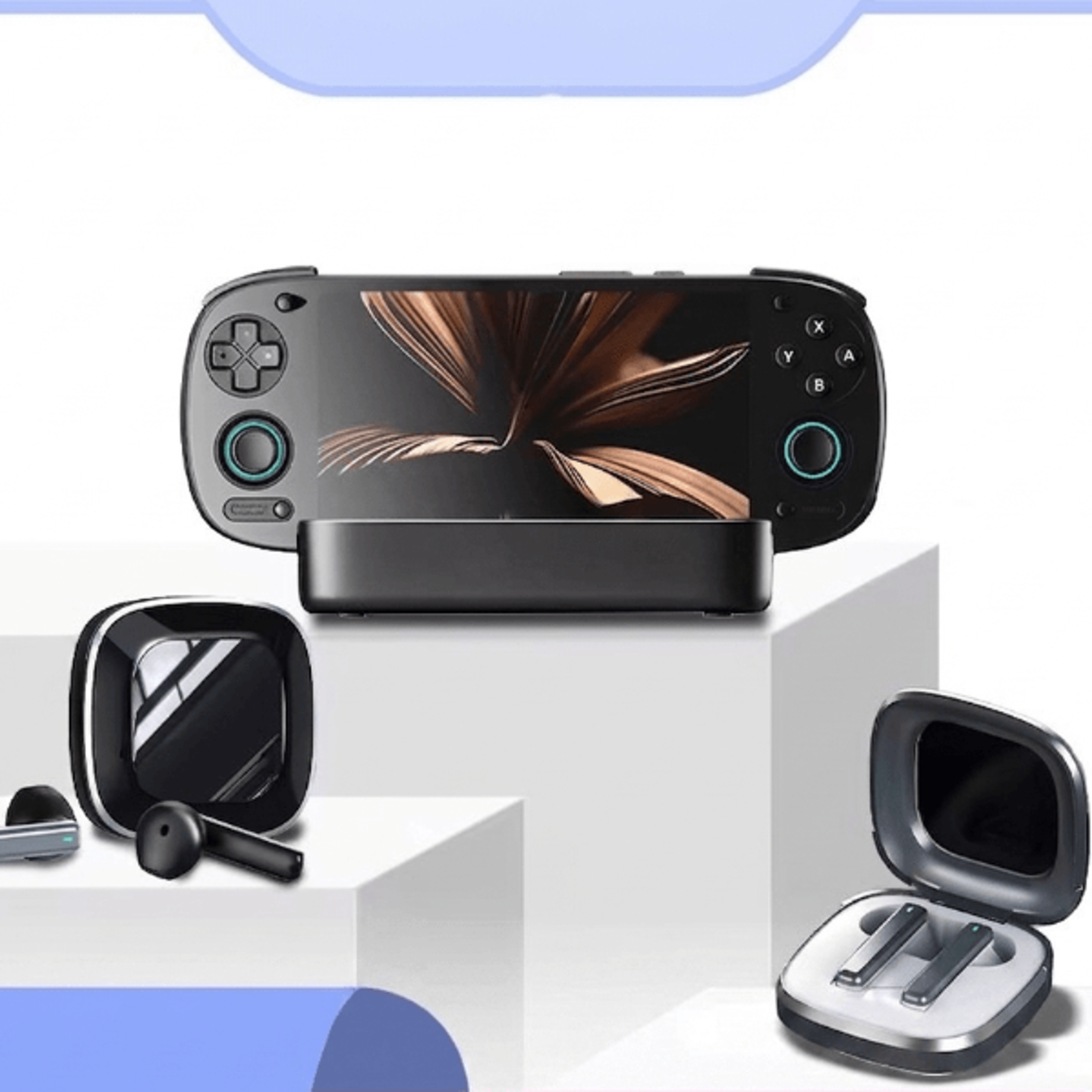 pocket docking station & bluetooth earbuds bundle for seamless gaming