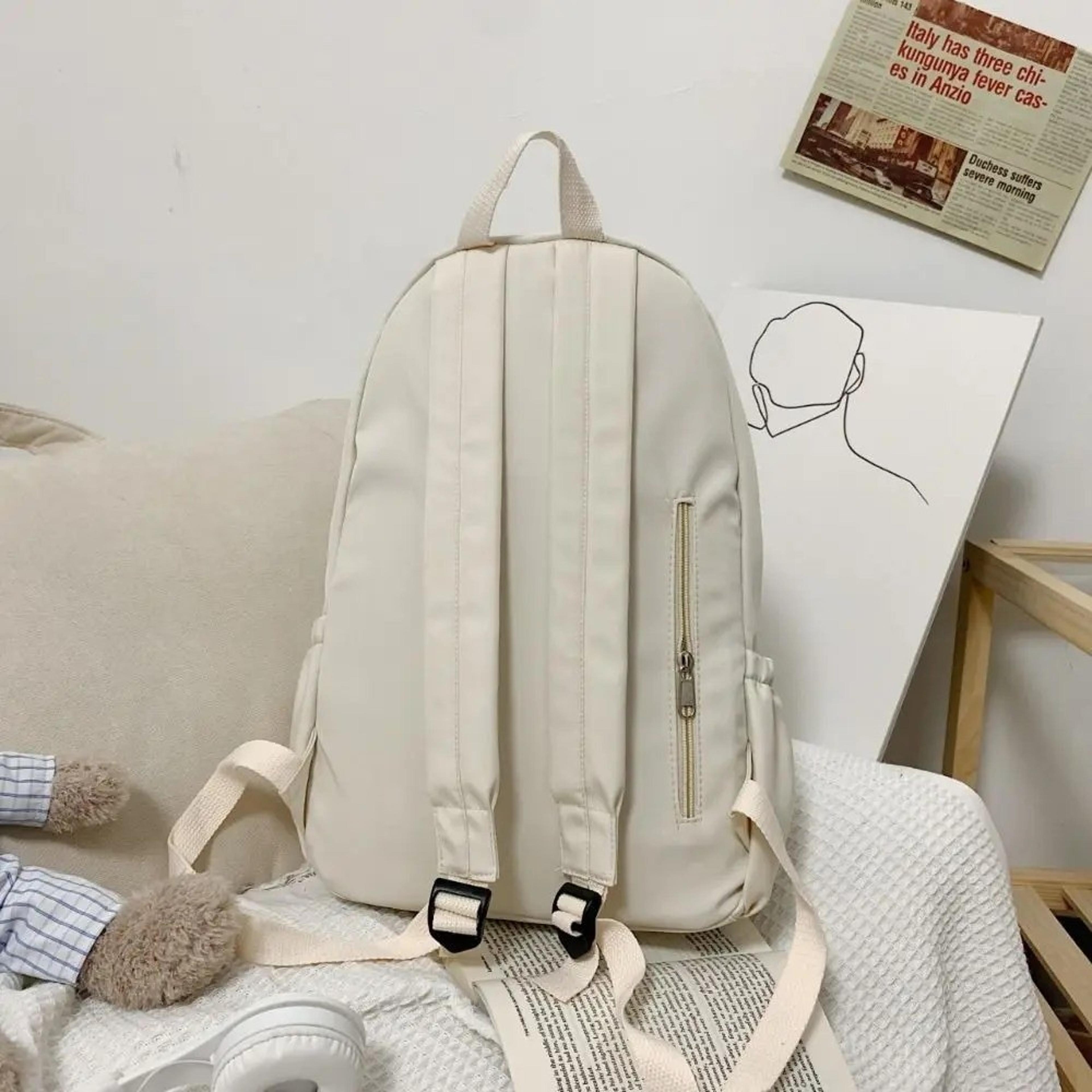 Everyday Minimalist Nylon College Bag And Back To School Backpack 1