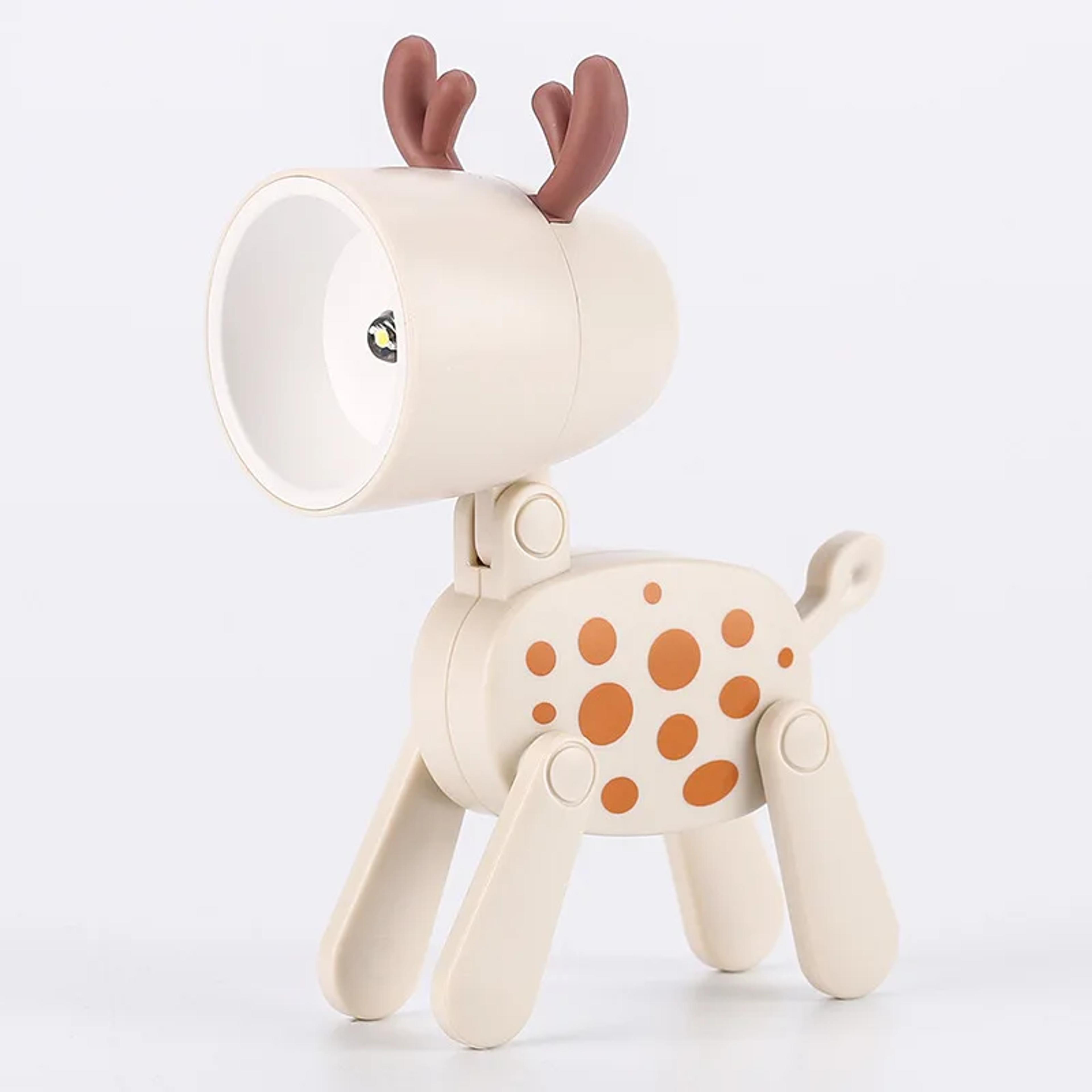 Cute Dog  Deer LED Night Light Foldable Kids Bedside Lamp Mini Book Light 9