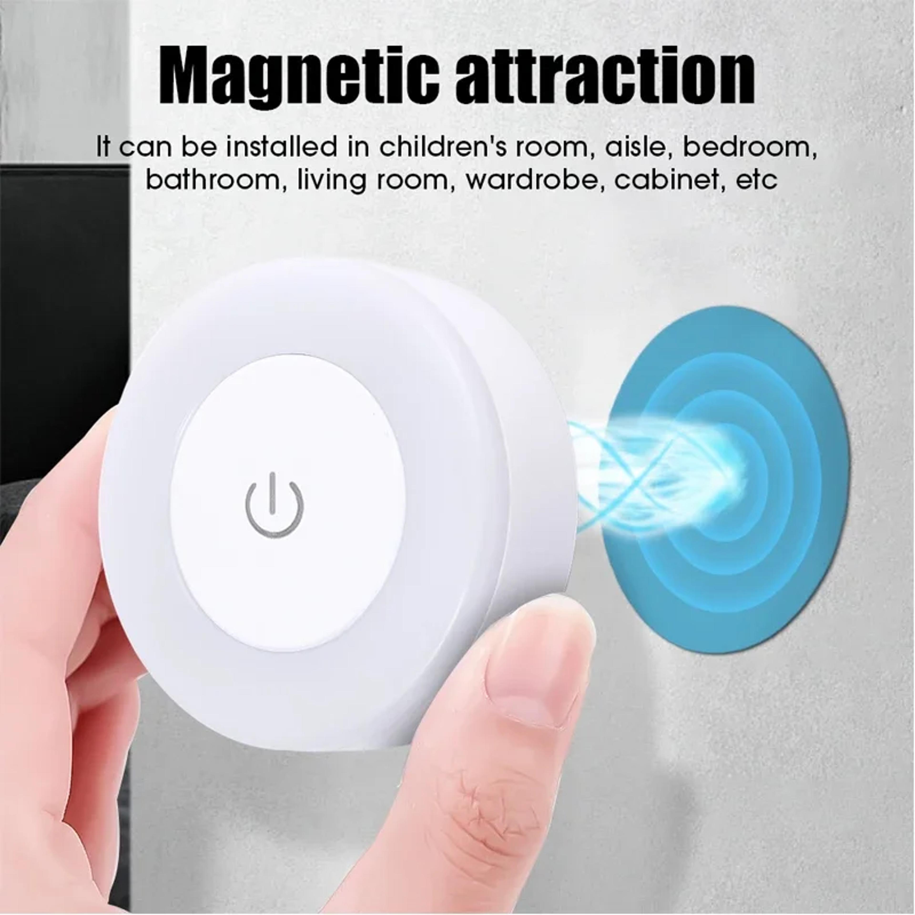 Glow Snap Rechargeable Night Light Magnetic Touch LED Lamp For Bedroom Kitchen  Closet 5