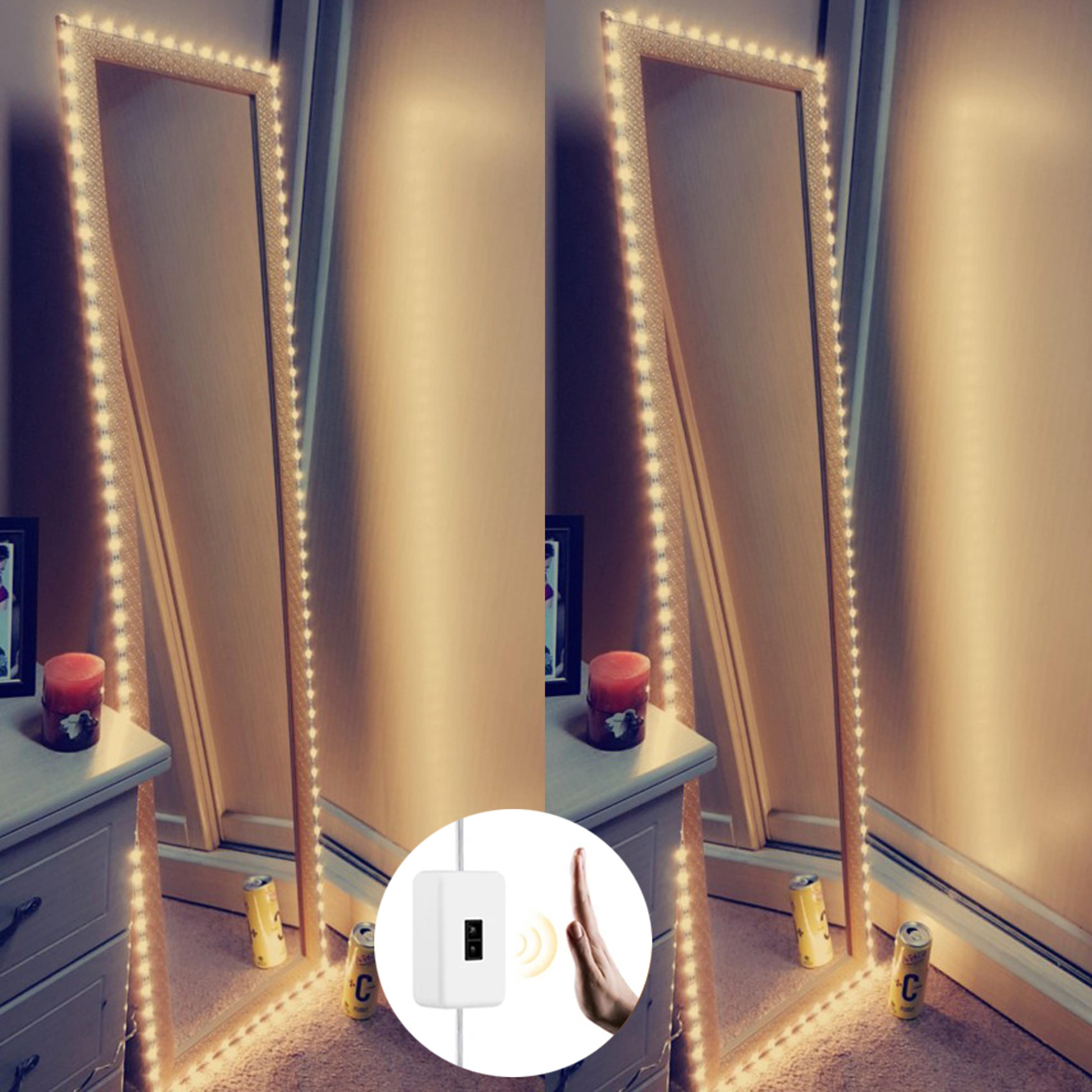 Smart Hand Wave LED Vanity Mirror Lights USB Waterproof Motion Sensor Light Strip 1