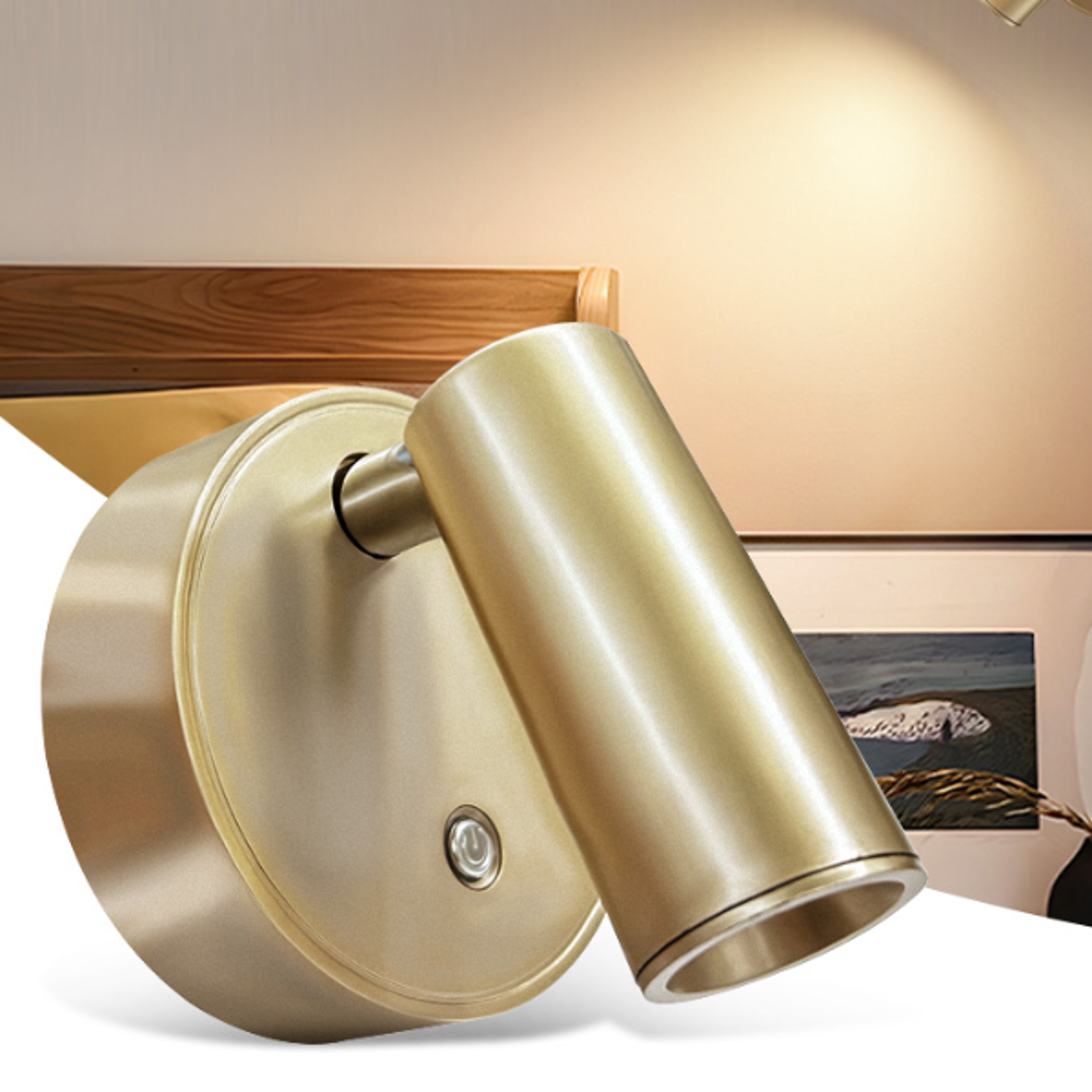 magnetic rechargeable led wall lamp with touch control cordless reading light for bedroom & bedside