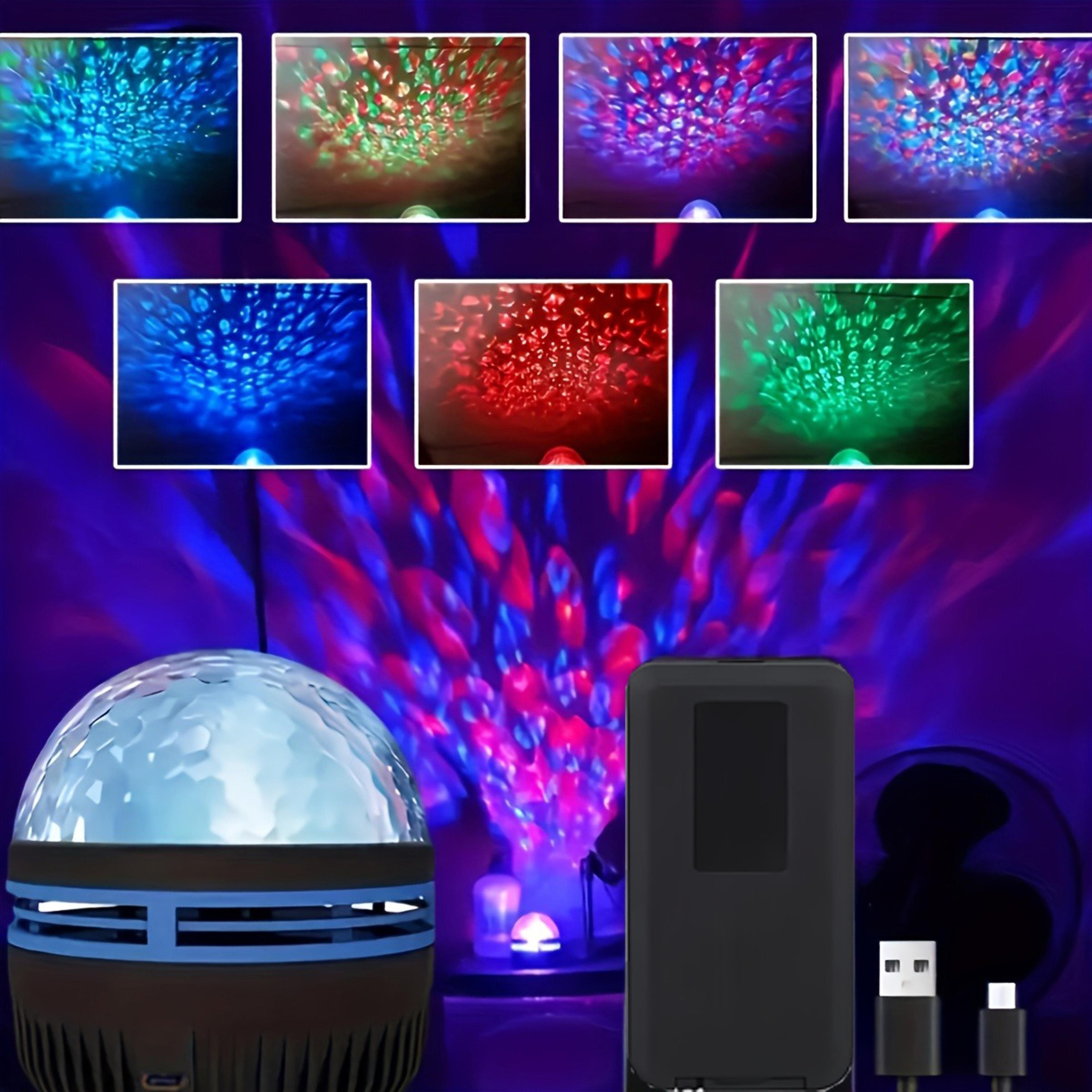 Galaxy Star Projector LED Night Light With Water Wave Effect  Remote Control 5