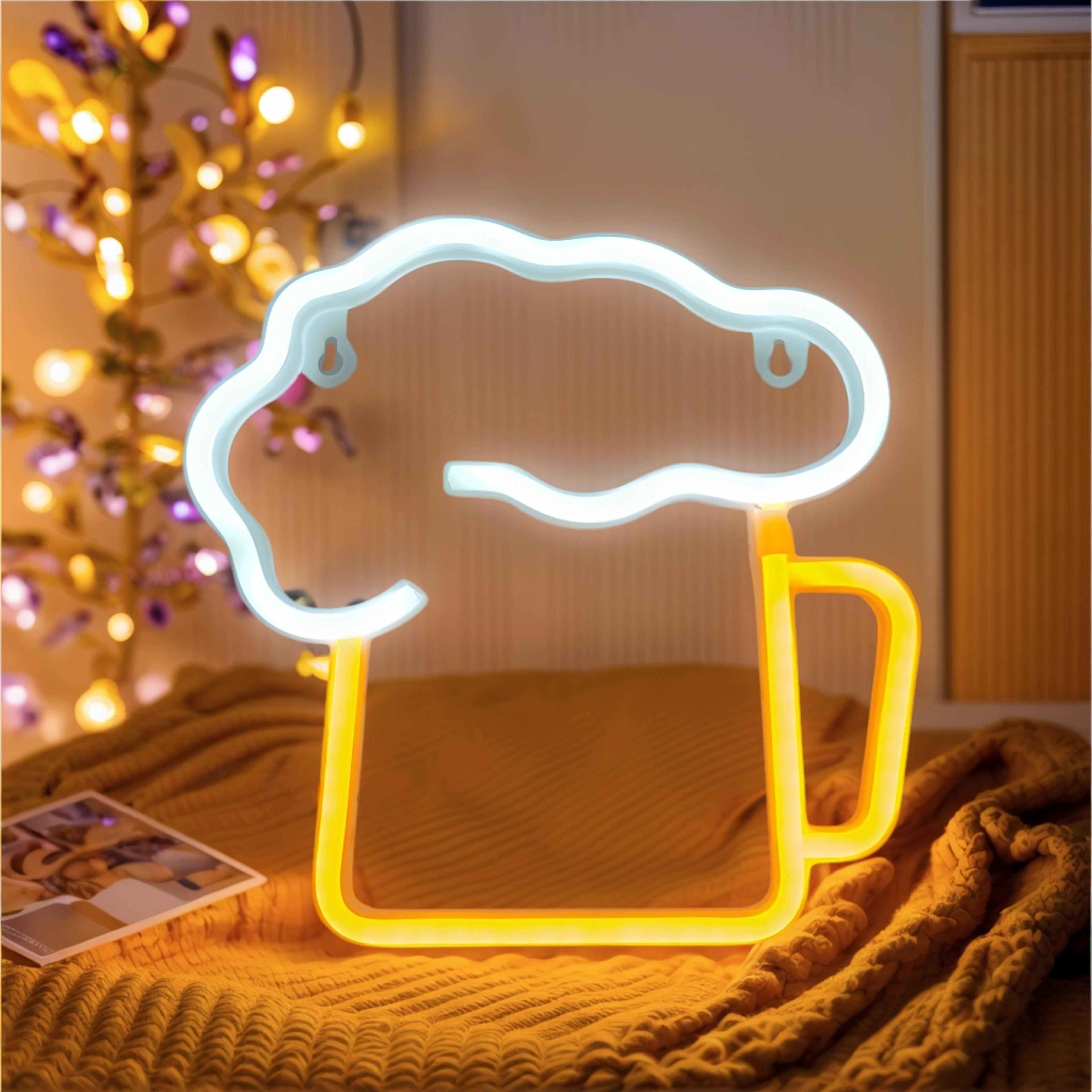 Modern LED Neon Light USB  Battery Powered Neon Wall Decor For Bedroom Parties  Home 12