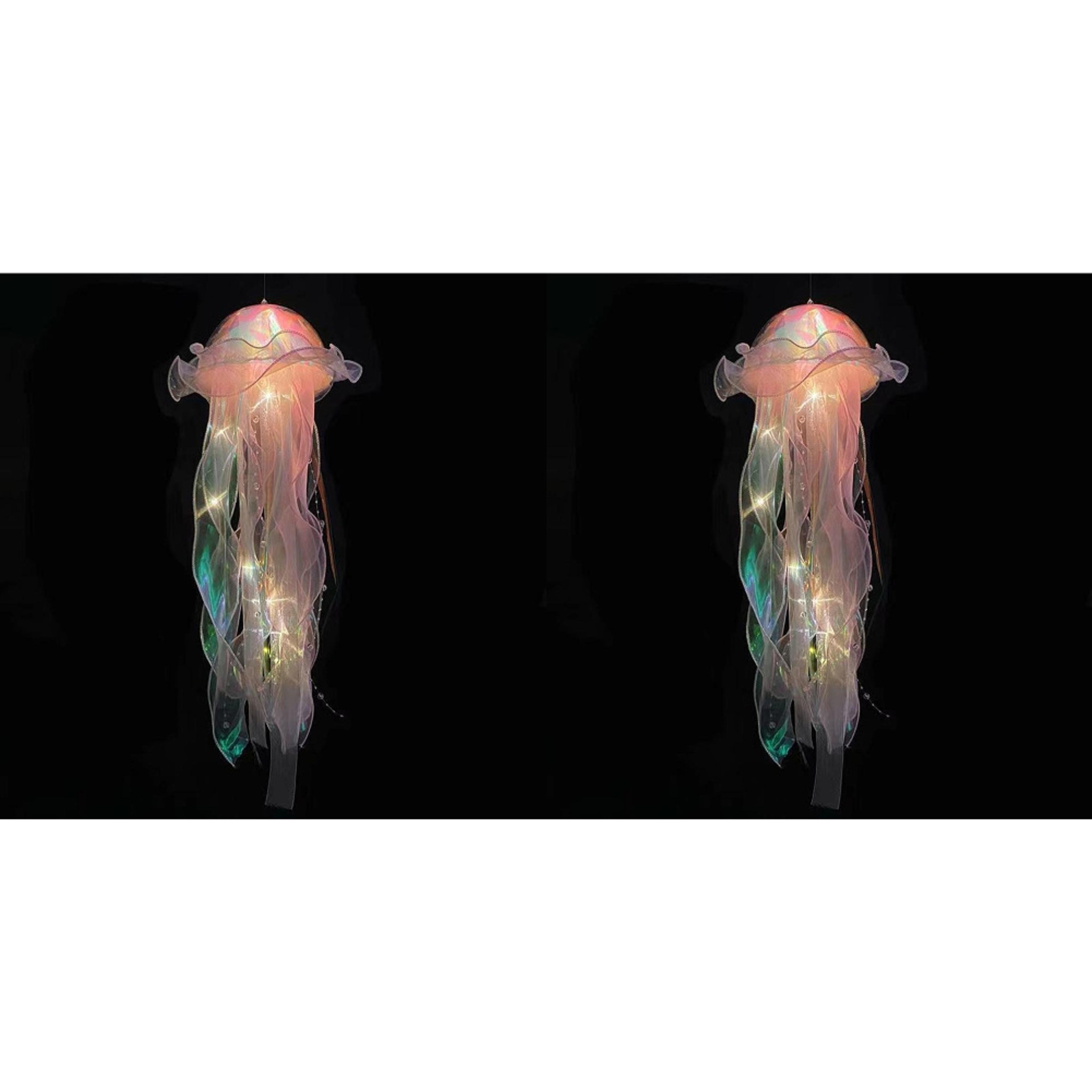 Luminous RGB Jellyfish Night Light Hanging Ceiling Decor For Bedroom Mood Lighting 4