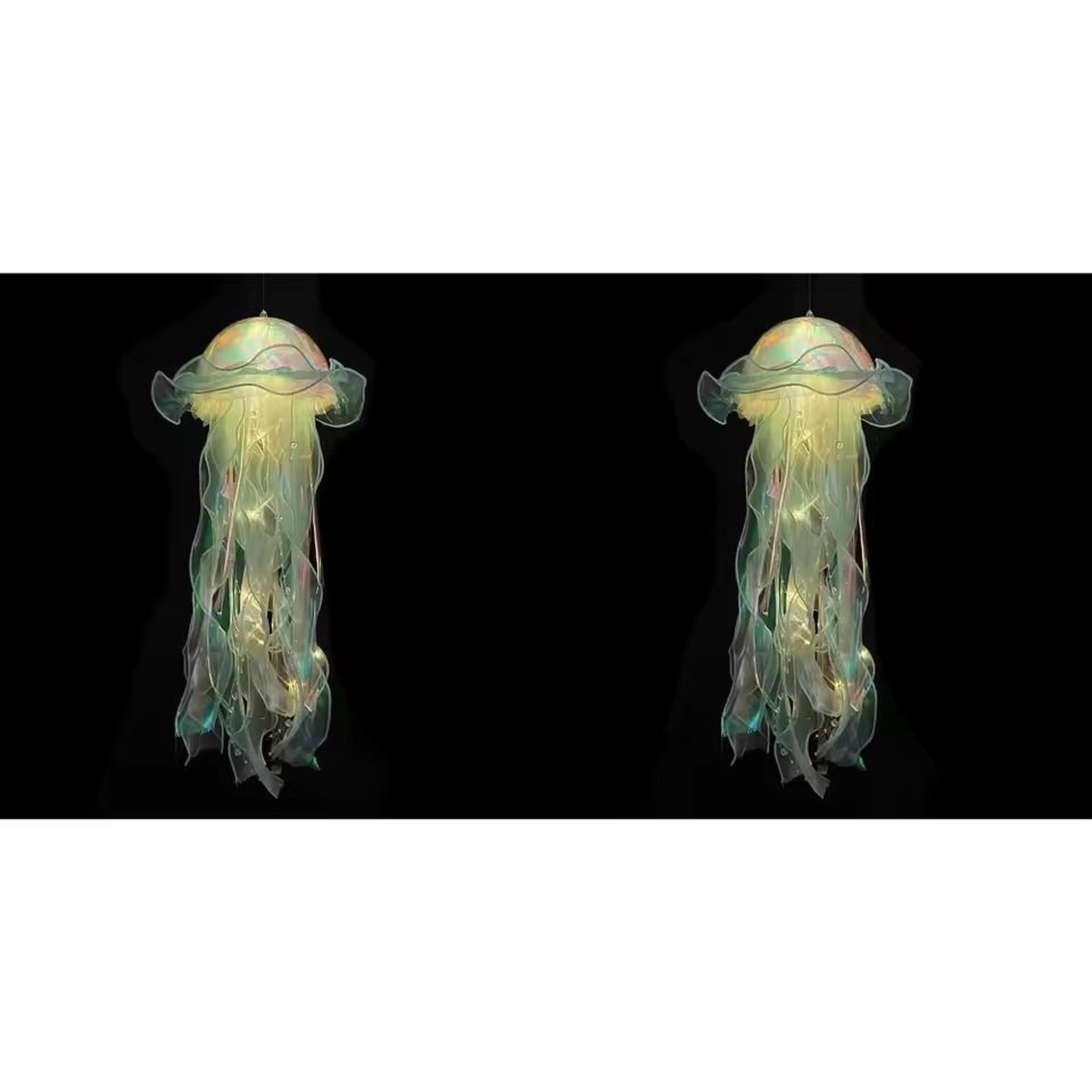 Luminous RGB Jellyfish Night Light Hanging Ceiling Decor For Bedroom Mood Lighting 2